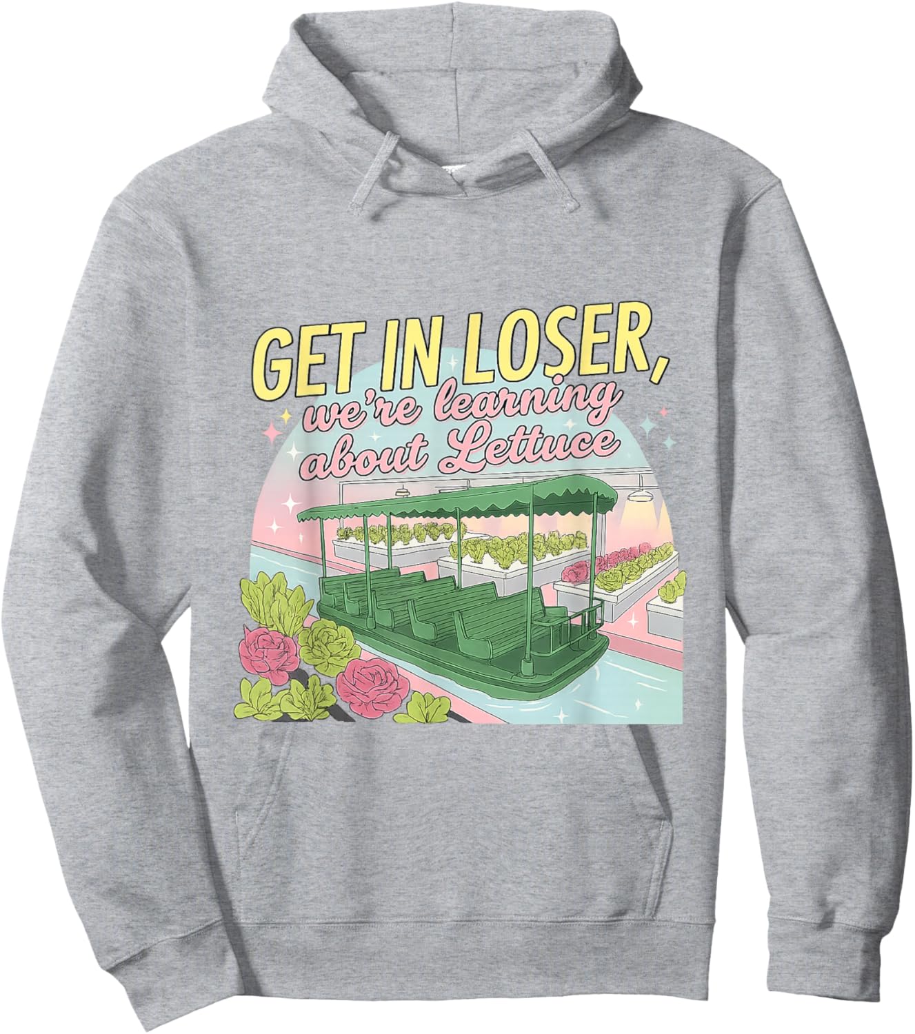 Get in Loser, We're Learning About Lettuce Hoodie - Hoodie | Ash