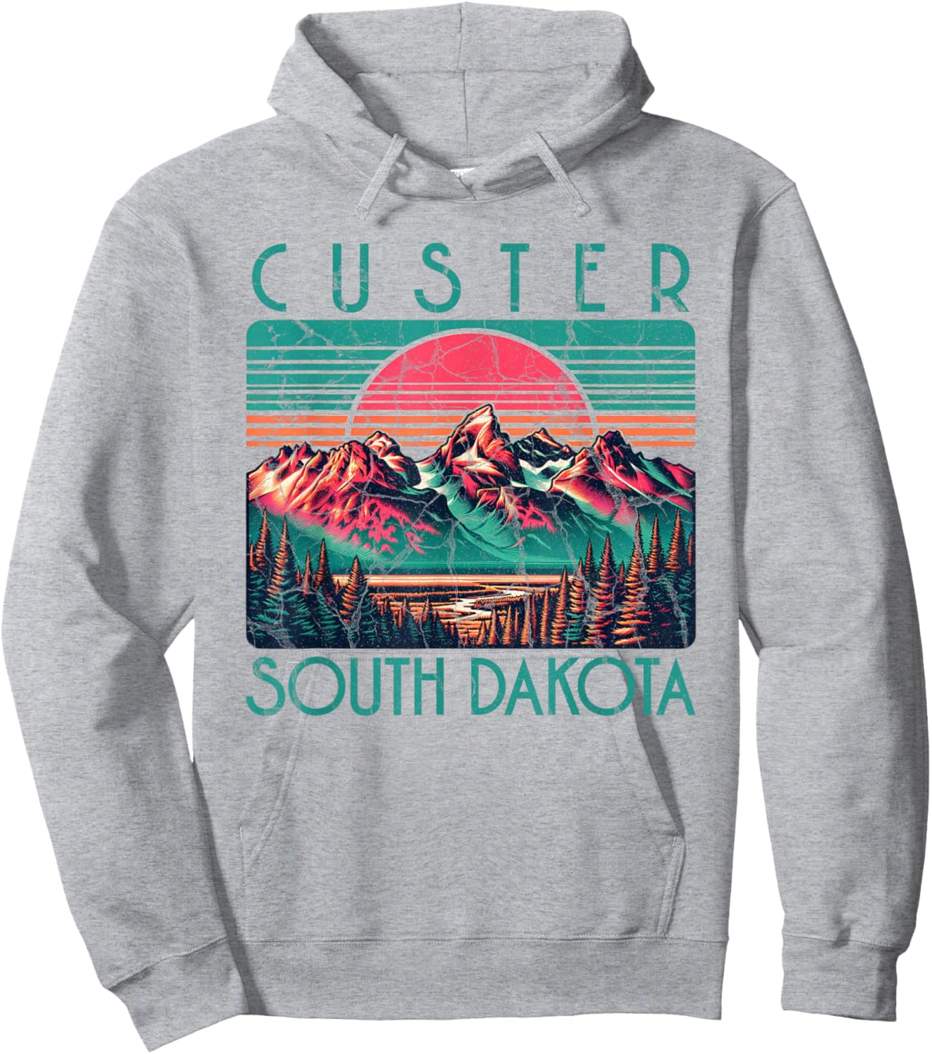 Custer State Park Hoodie - Hoodie | Ash
