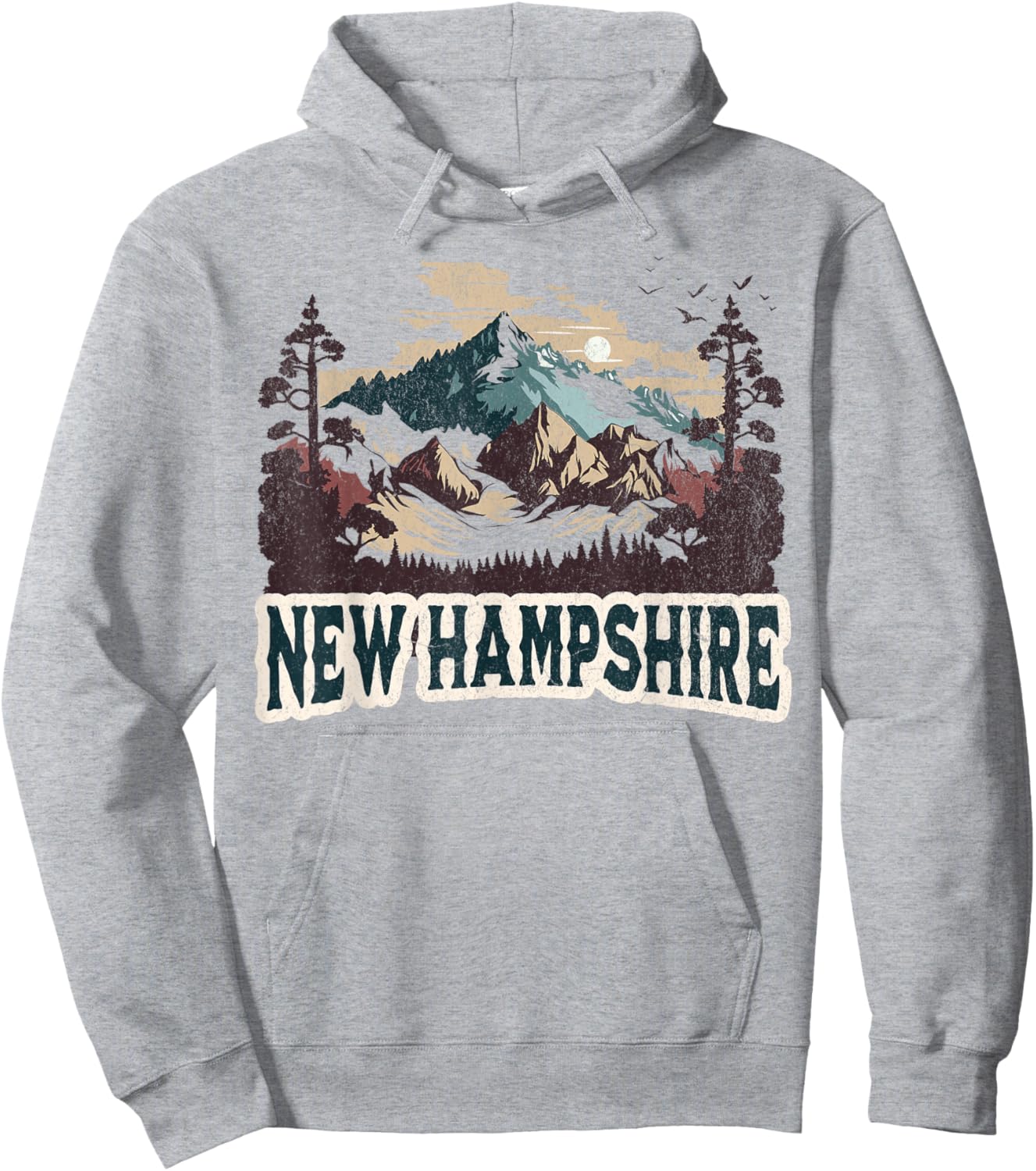 New Hampshire Hoodie - Hoodie | Ash