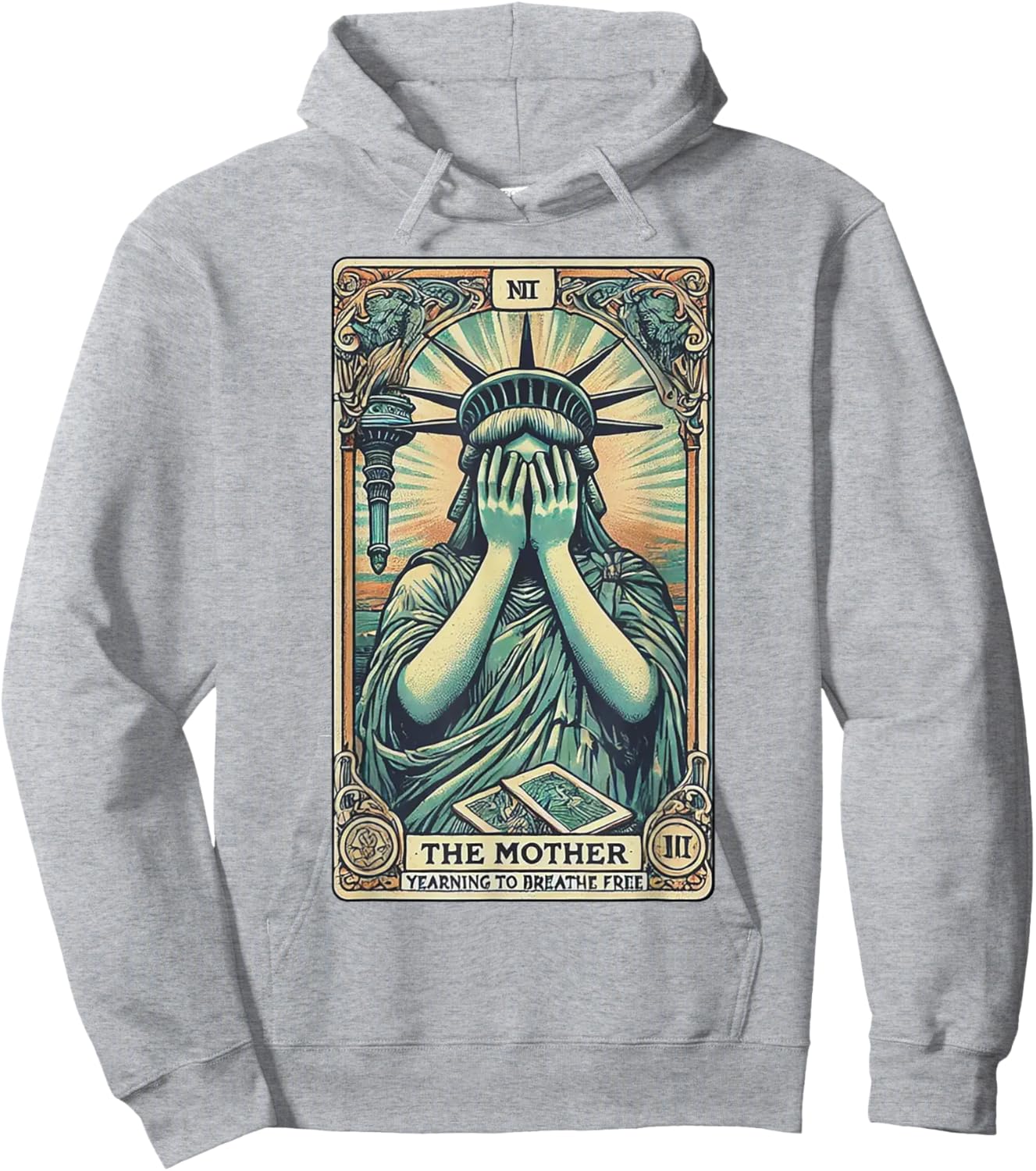 The Mother Crying Sculpture liberties Hoodie - Hoodie | Ash