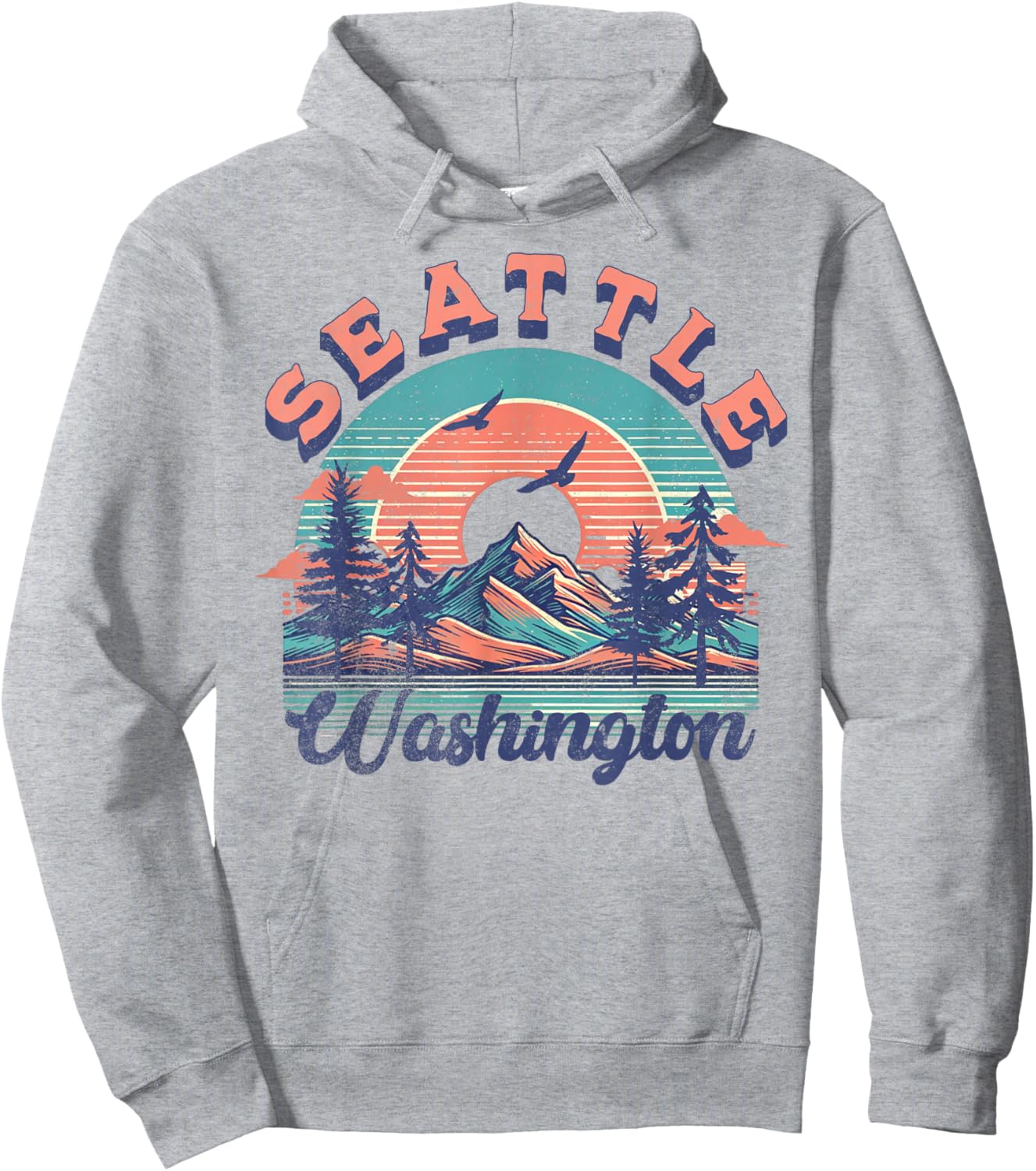 Seattle Hoodie - Hoodie | Ash