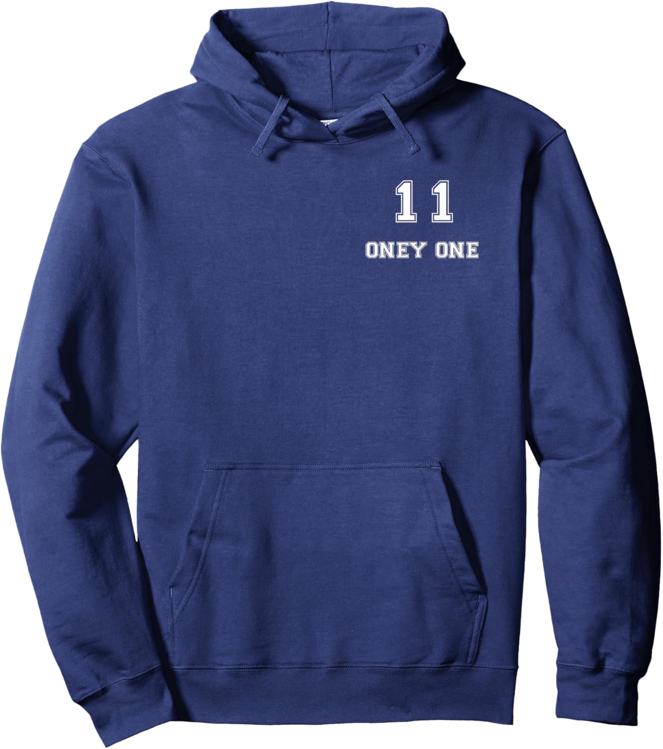 Funny Oney One Sports Jersey 11 Number Hoodie - Hoodie | Navy