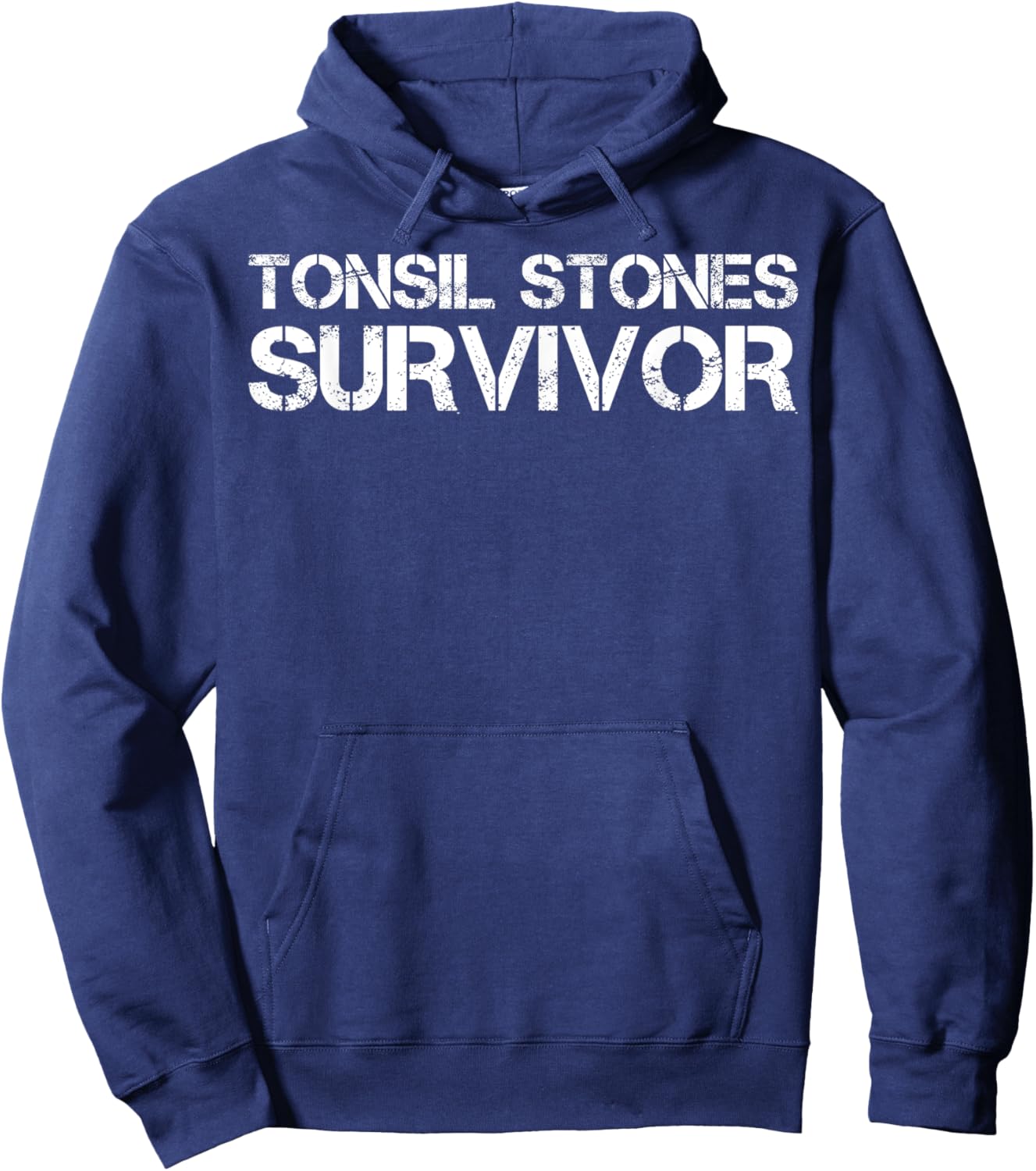 Tonsil Stones Survivor Hoodie - Hoodie | Navy