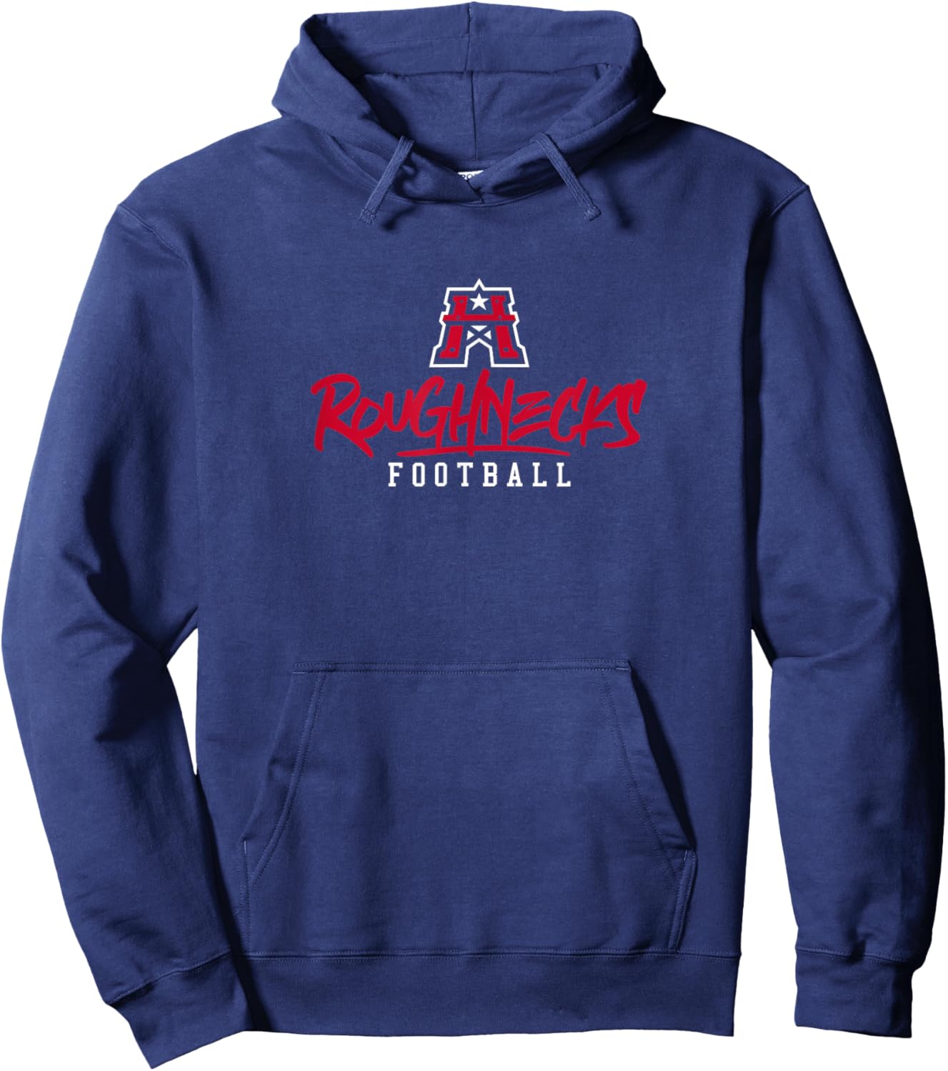Houston Roughnecks: Stylized Text Hoodie - Hoodie | Navy