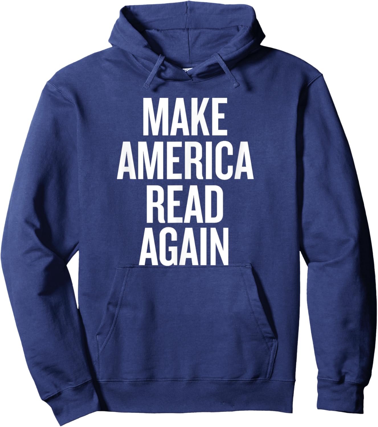 Make America Read Again Hoodie - Hoodie | Navy