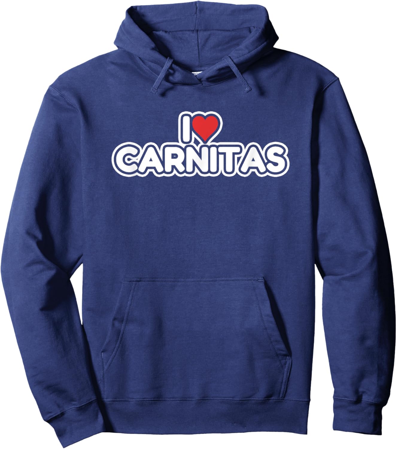 I Love Carnitas Hoodie - Hoodie | Navy