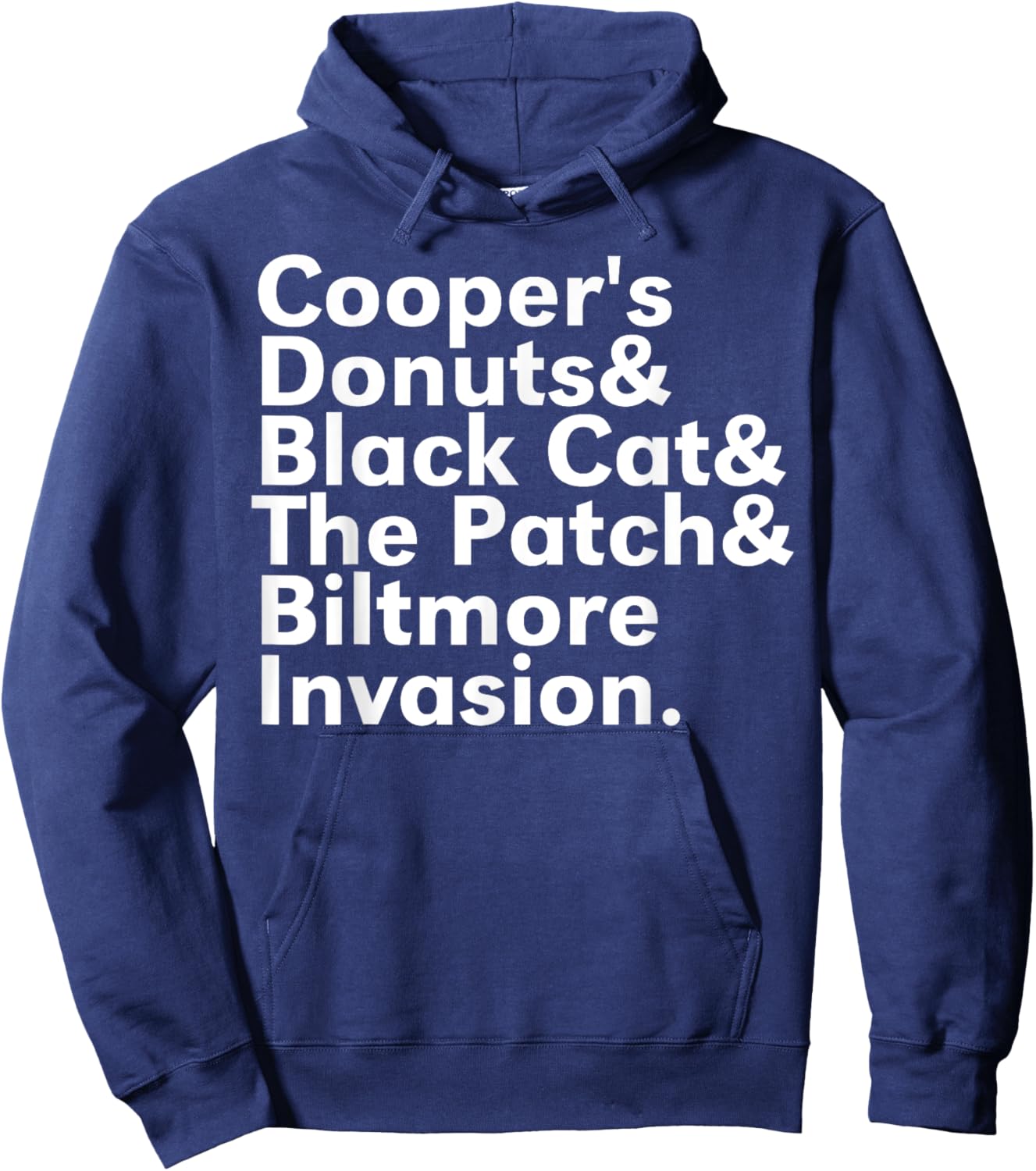 Cooper's Donuts & Black Cat & The Patch Women Hoodie - Hoodie | Navy