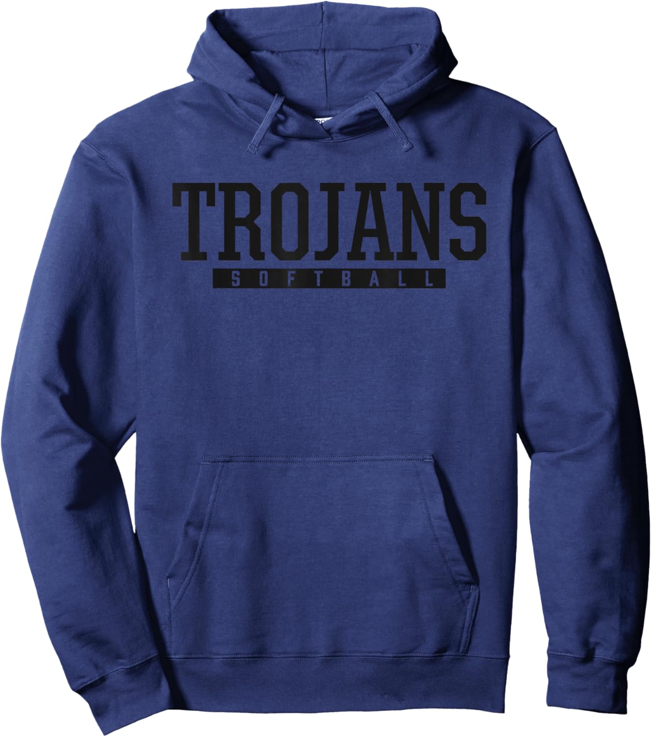 Homer Trojans Softball HS Hoodie - Hoodie | Navy