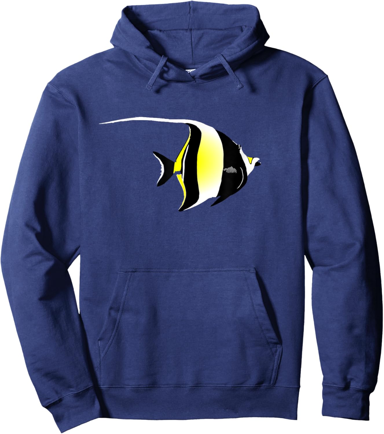 Moorish Idol Angelfish Hoodie - Hoodie | Navy