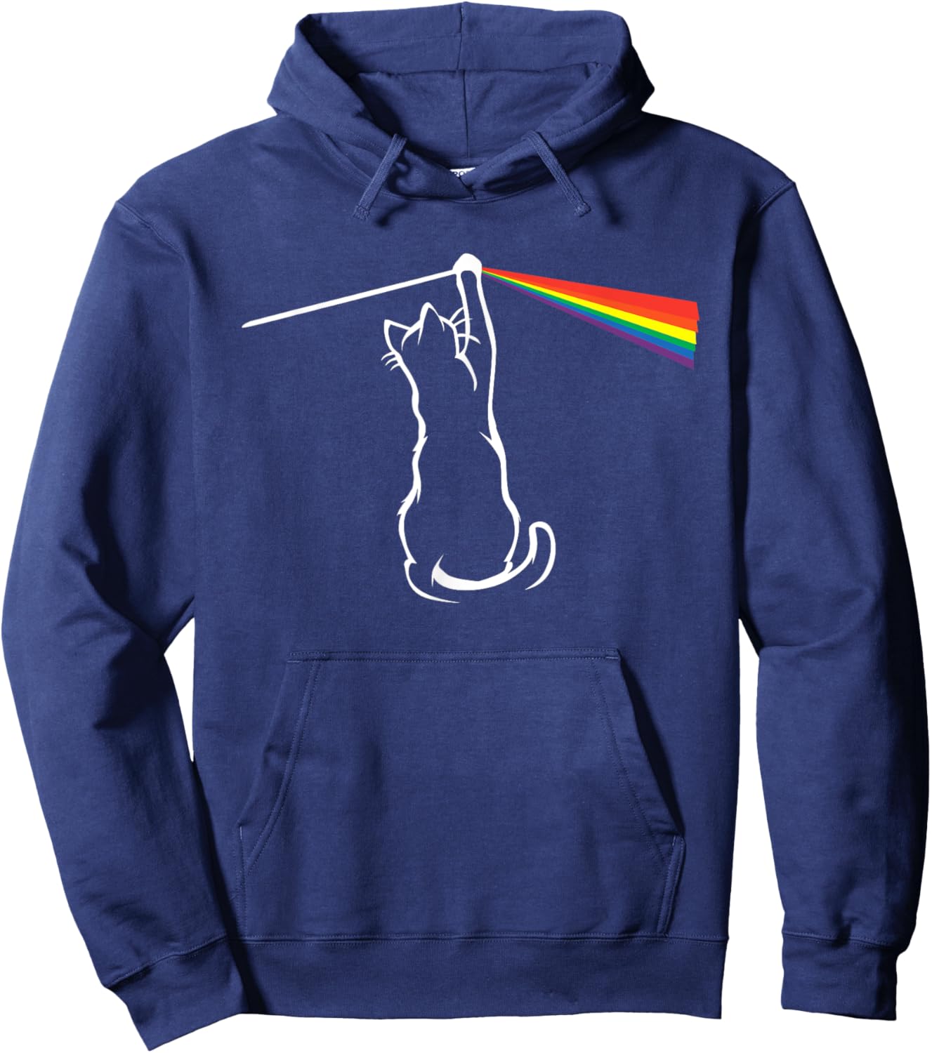 Funny Cat Rock Music Gift Kids Fra Hoodie - Hoodie | Navy