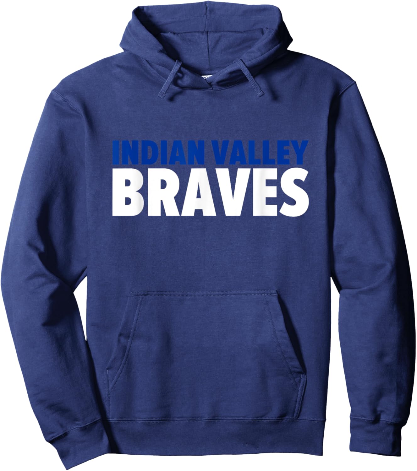 Indian Valley Braves Bold Hoodie - Hoodie | Navy