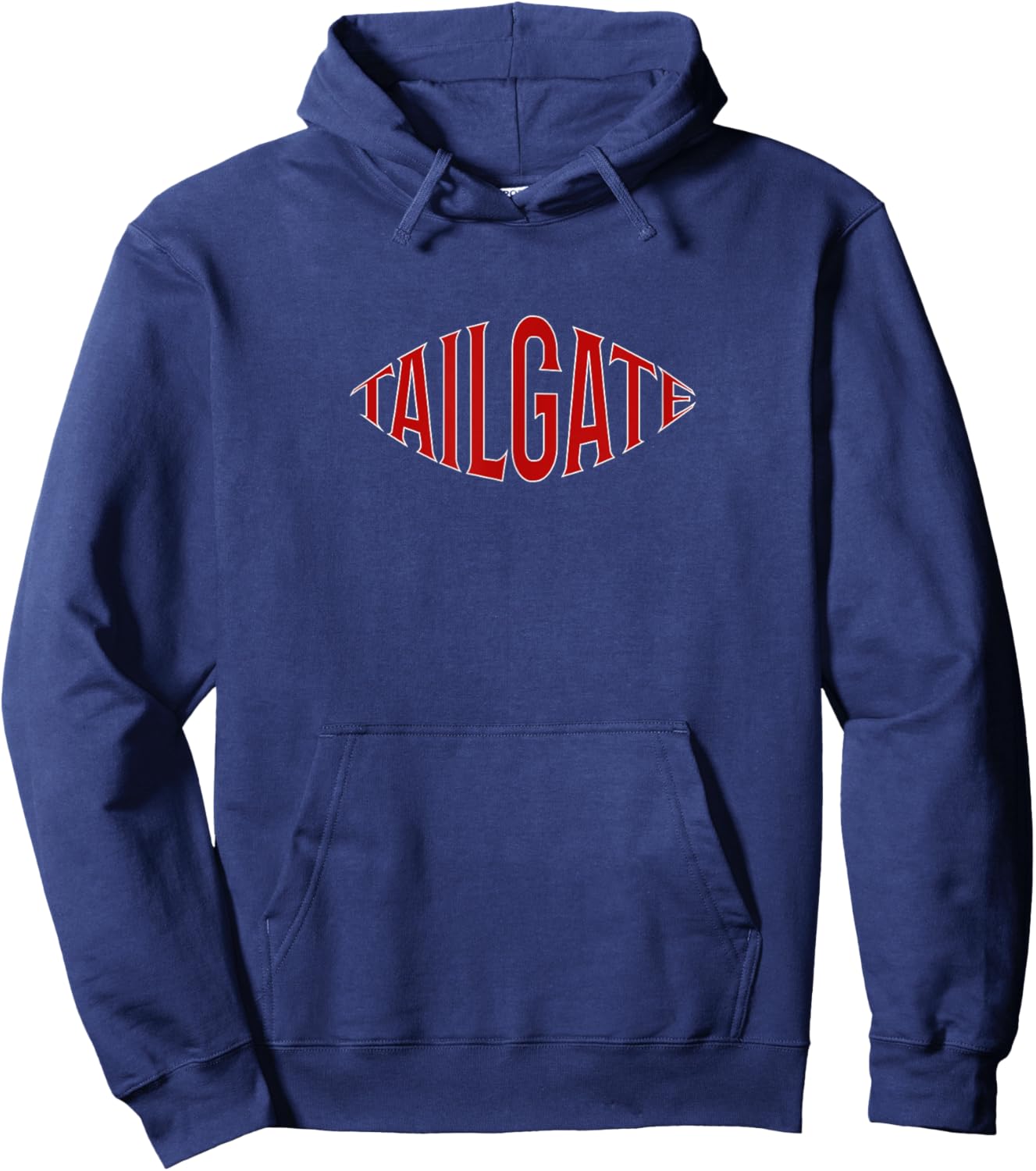 Tailgate Football Graphic Hoodie - Hoodie | Navy