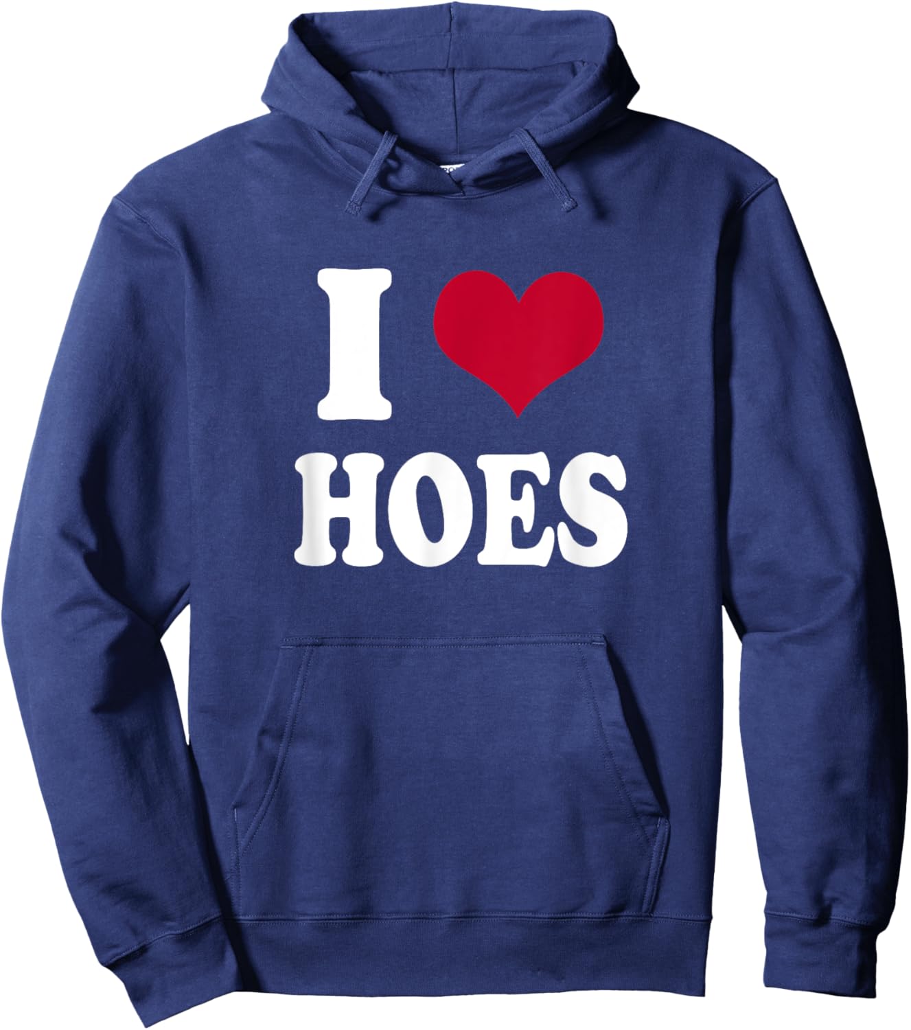 I Heart Hoes Hoodie - Hoodie | Navy