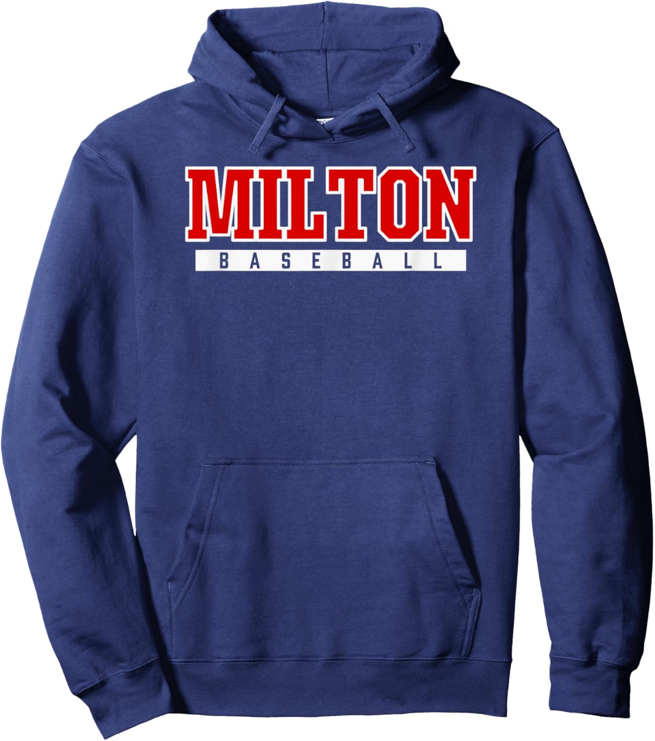 Milton High School Baseball Hoodie - Hoodie | Navy