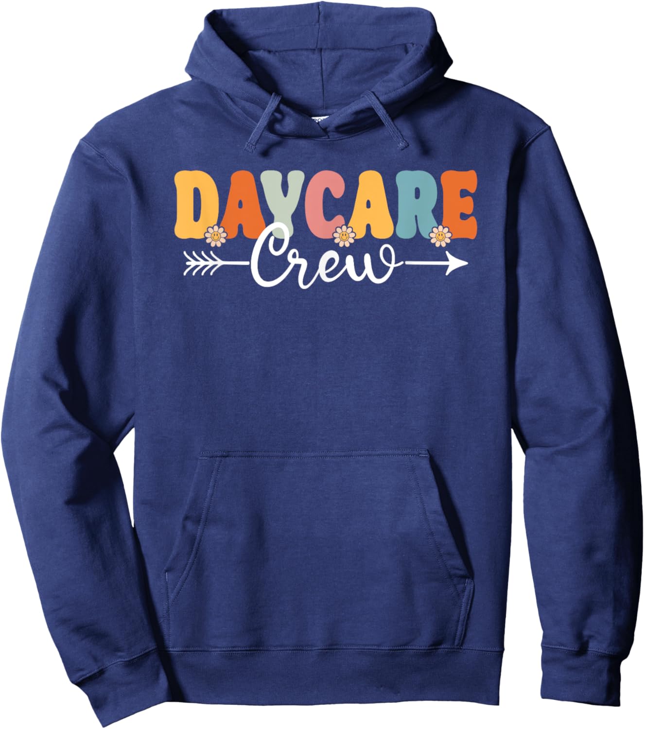 Daycare Crew Back To School Childcare Provider Hoodie - Hoodie | Navy