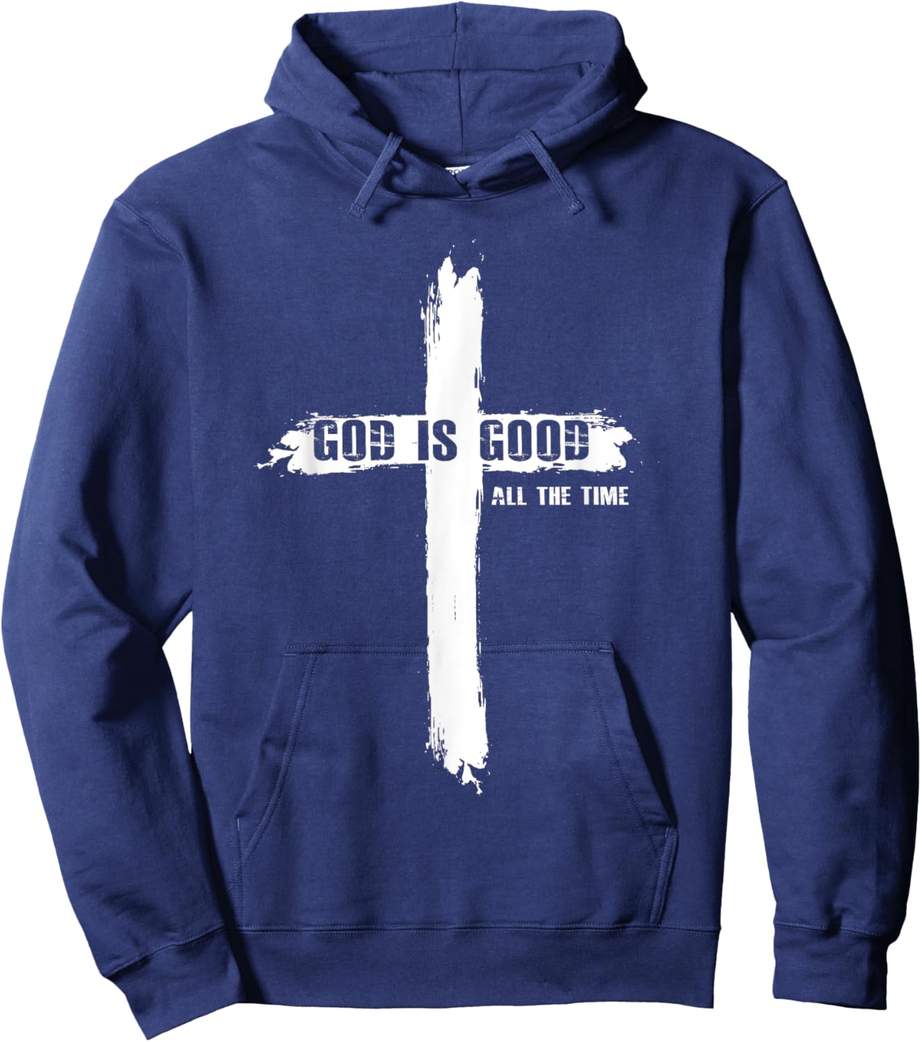 God Is Good Cross Funny Christian Shirt Women Hoodie - Hoodie | Navy