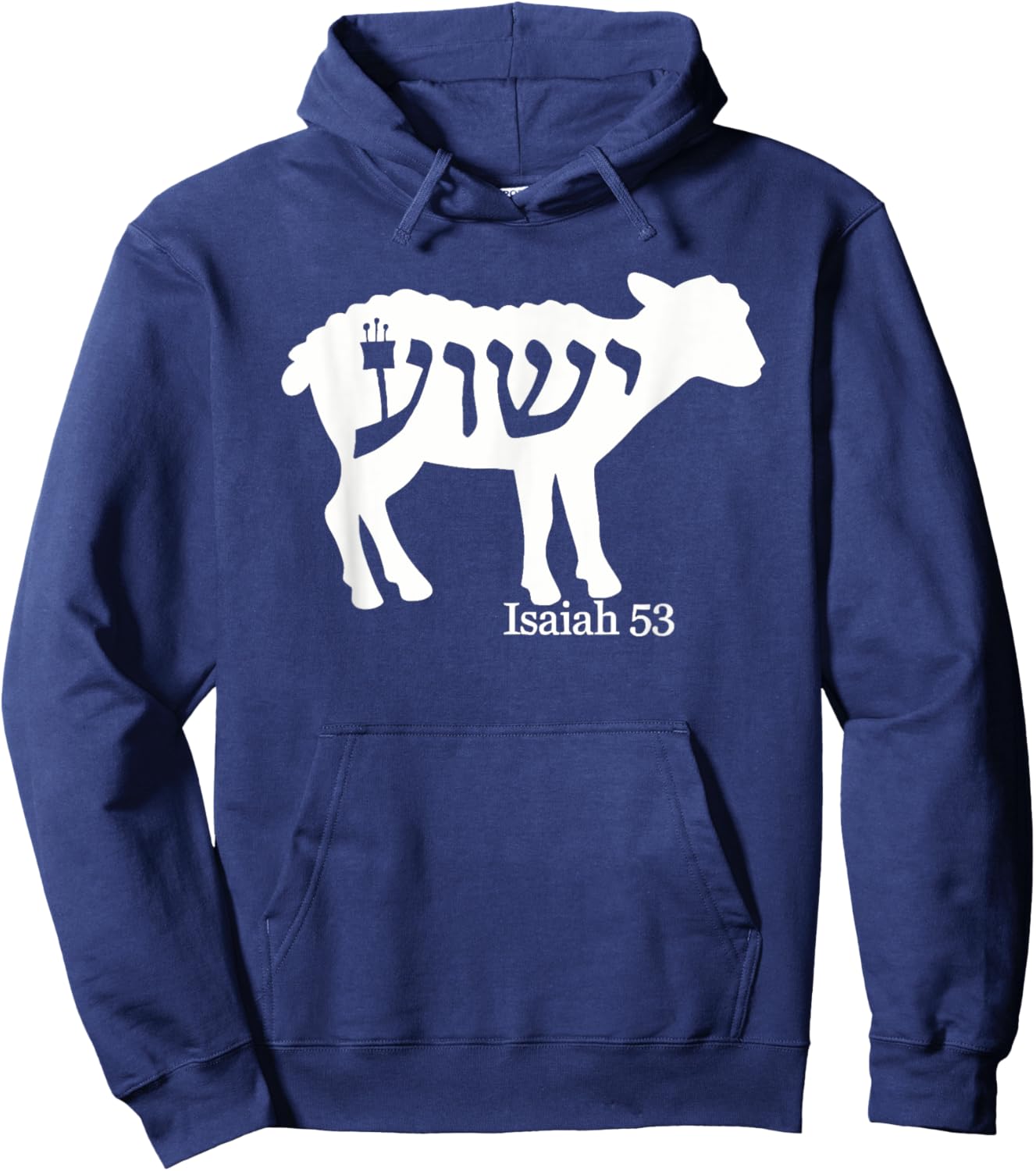 Isaiah 53 – The Lamb of Sacrifice Hoodie - Hoodie | Navy