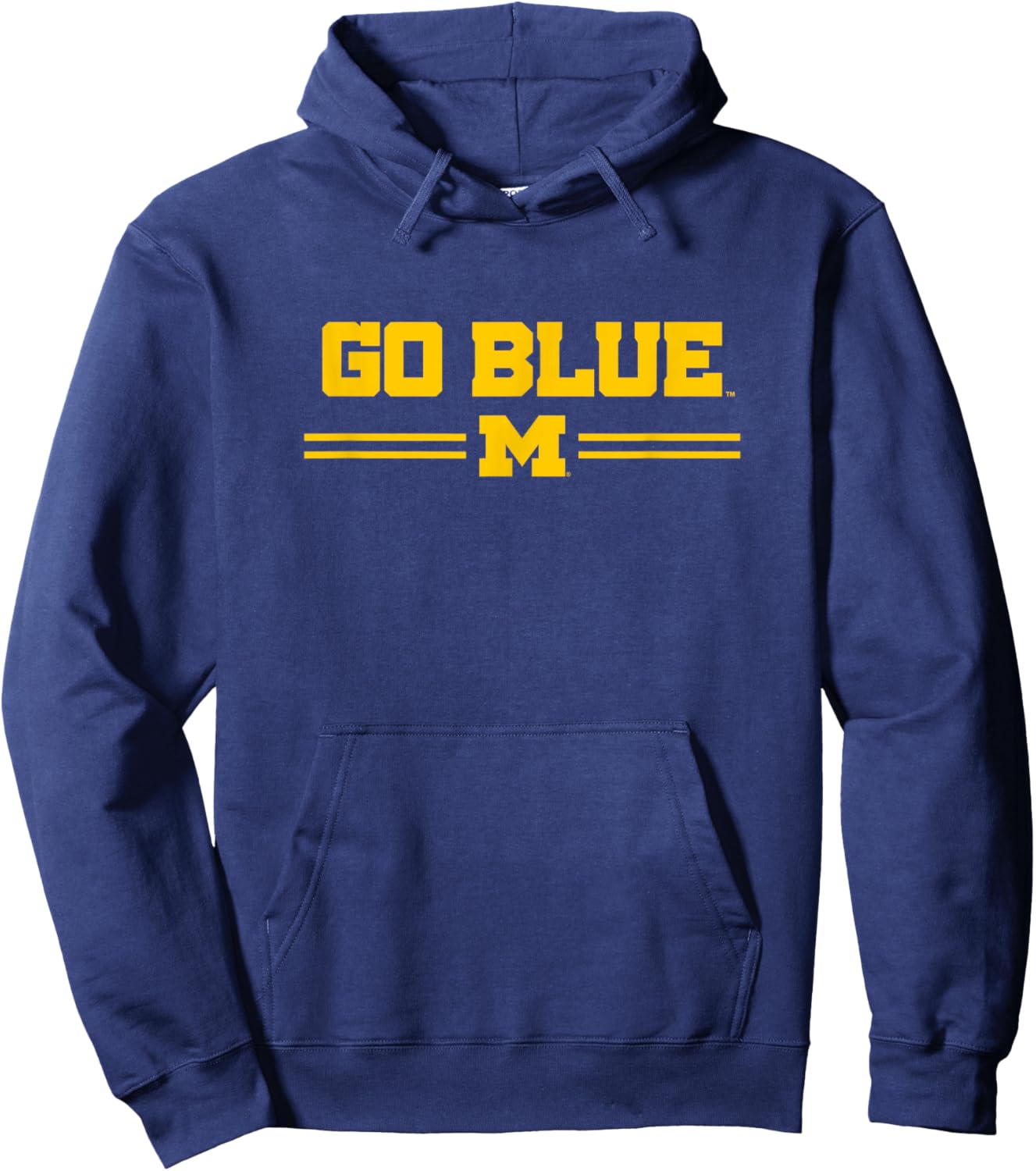 University of Michigan Wolverines Go Blue Hoodie - Hoodie | Navy