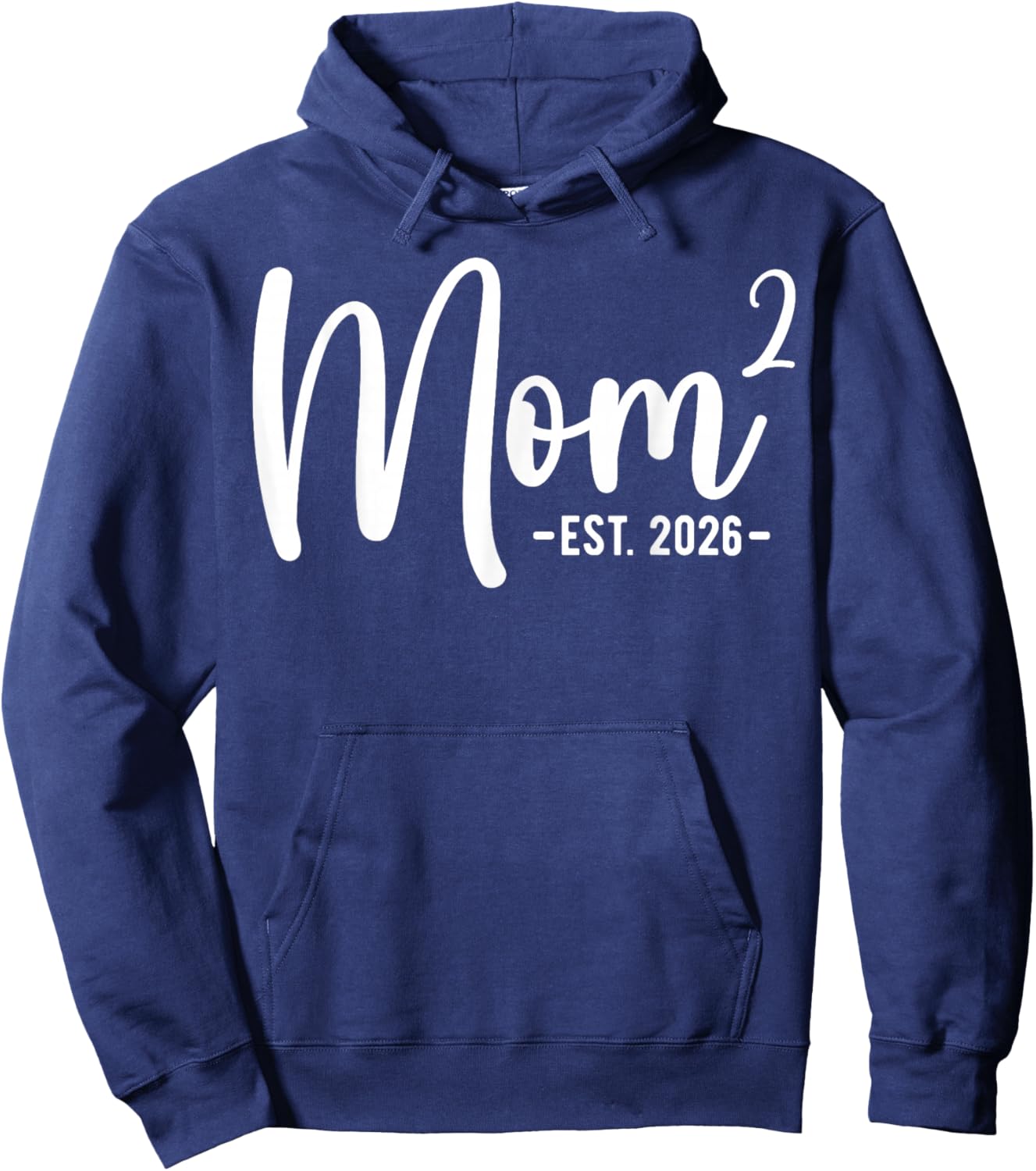 Mom of Two Mom of 2 Boys Girls Hoodie - Hoodie | Navy