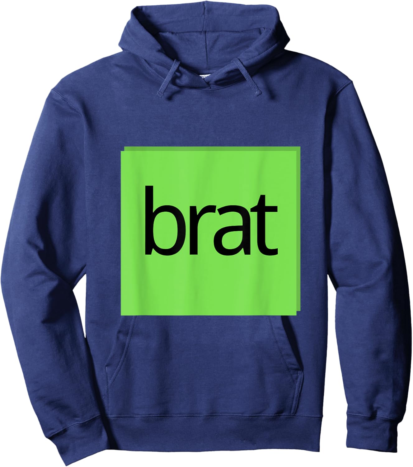 Funny Green Brat Design Hoodie - Hoodie | Navy