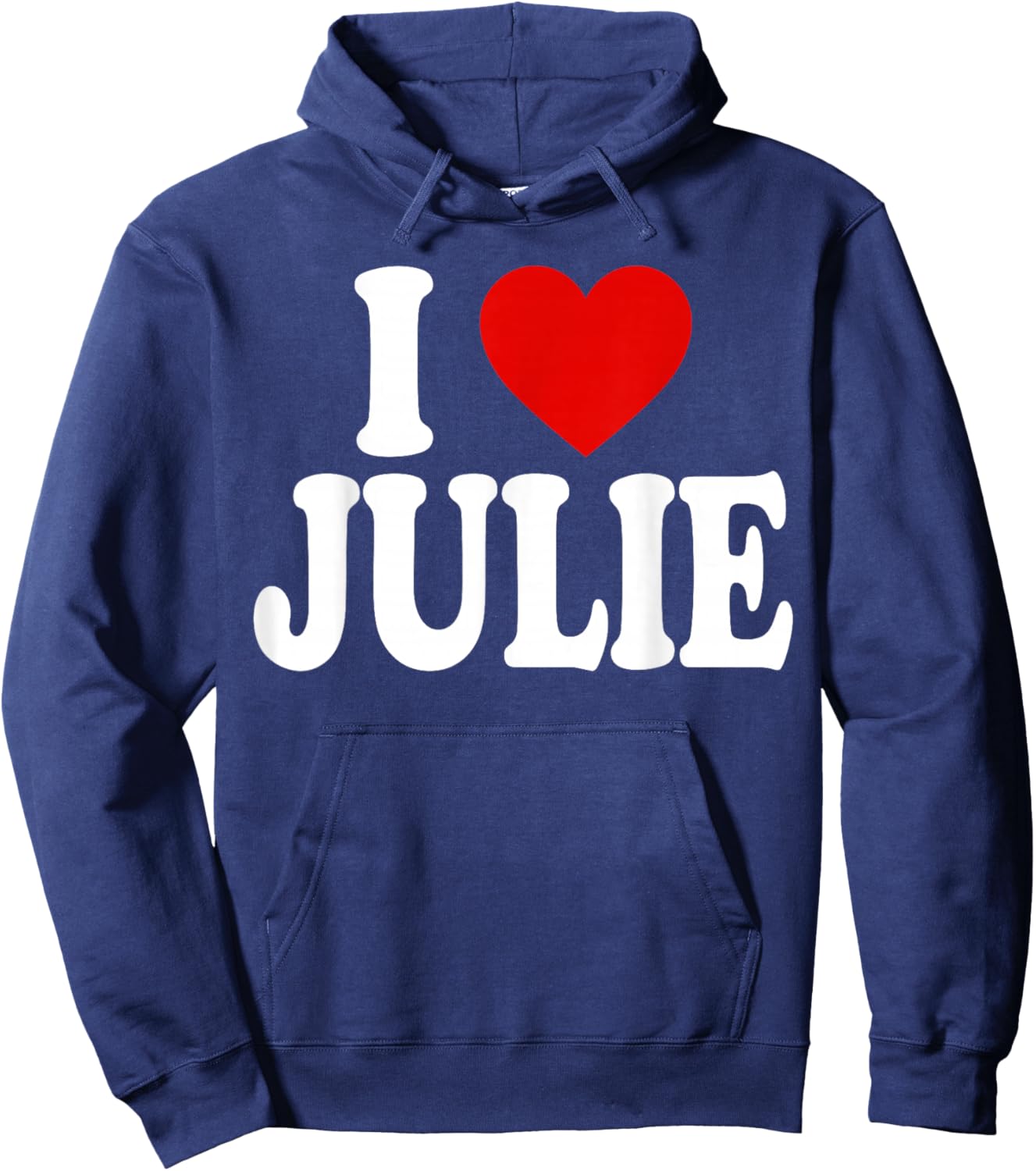 I Heart Love Julie Hoodie - Hoodie | Navy