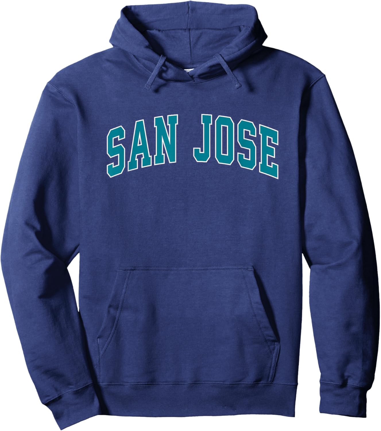 San Jose - Throwback Design Print - Classic Hoodie - Hoodie | Navy