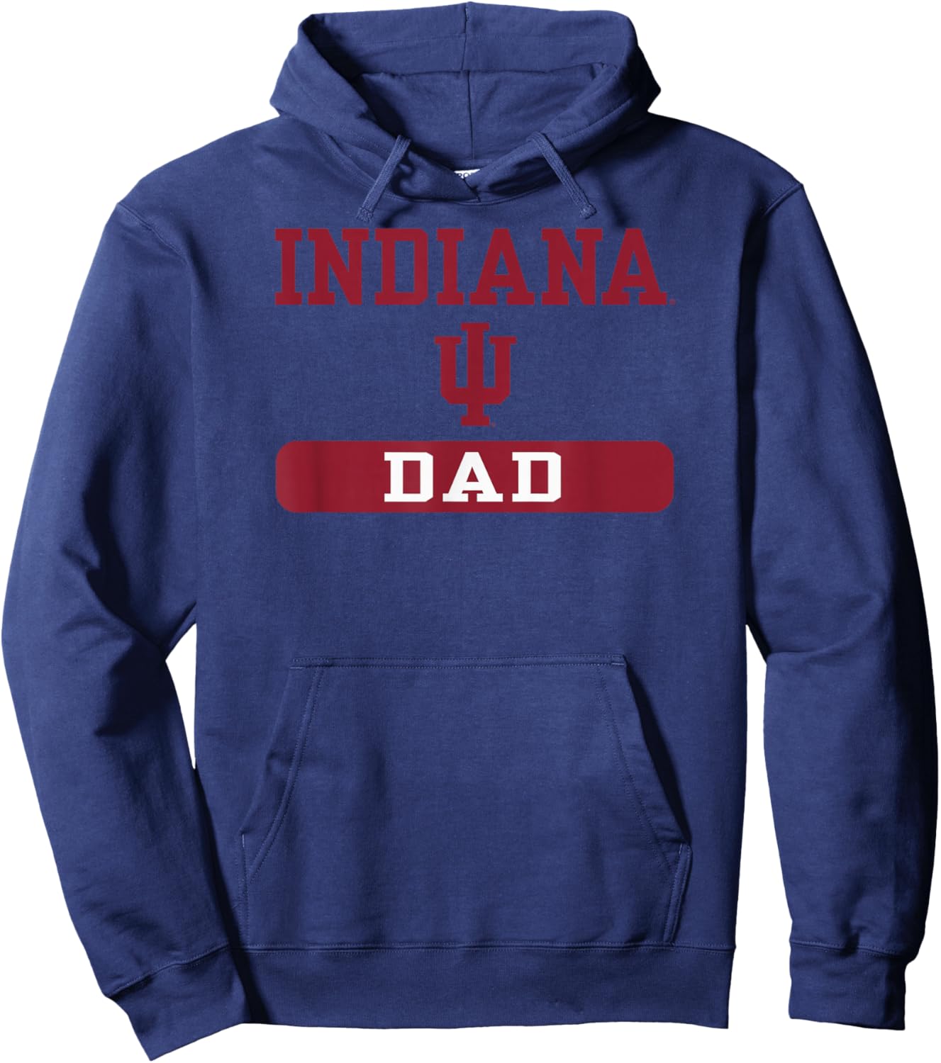 Indiana Hoosiers Dad Officially Licensed Hoodie - Hoodie | Navy