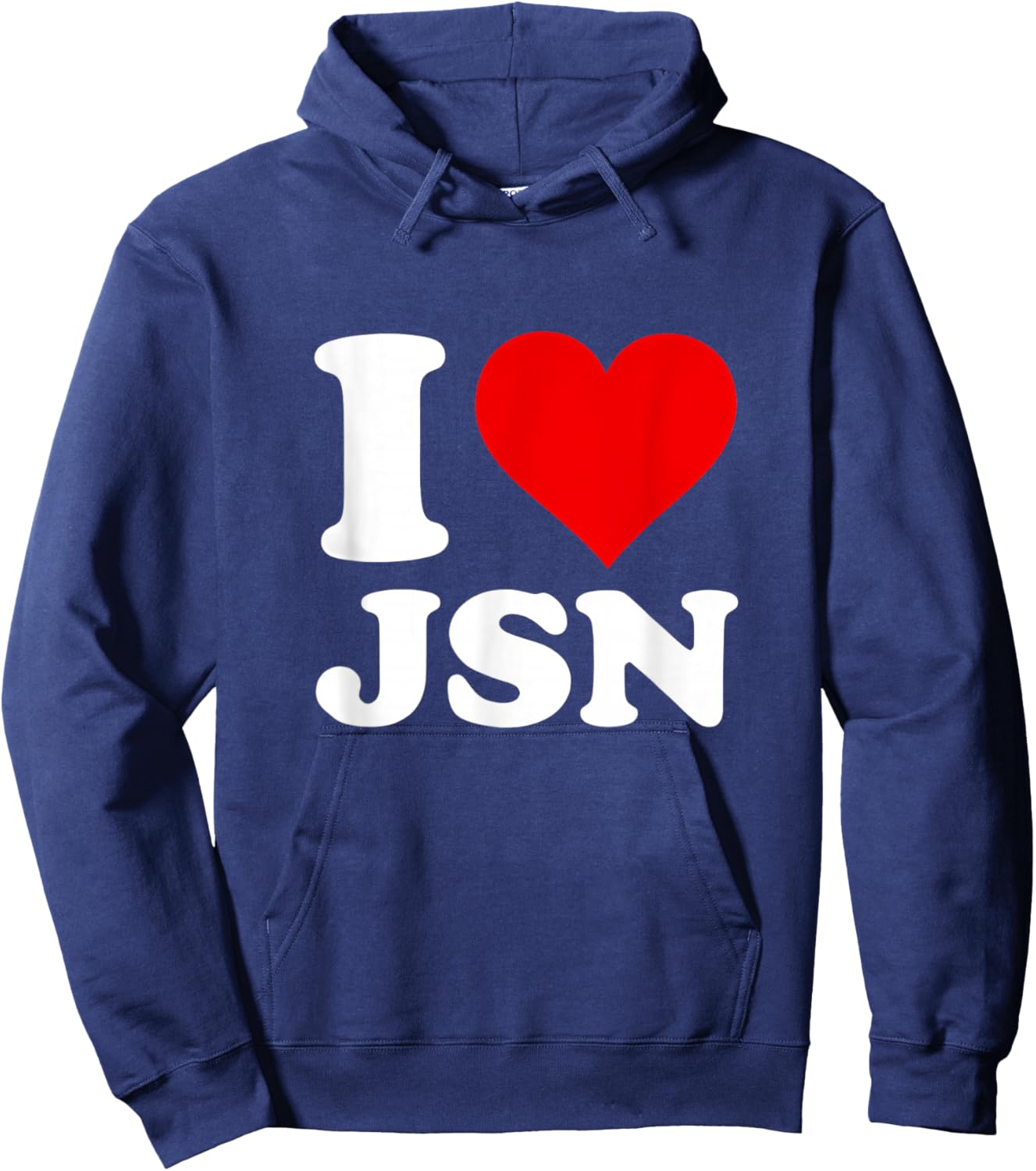 I Love JSN Hoodie - Hoodie | Navy