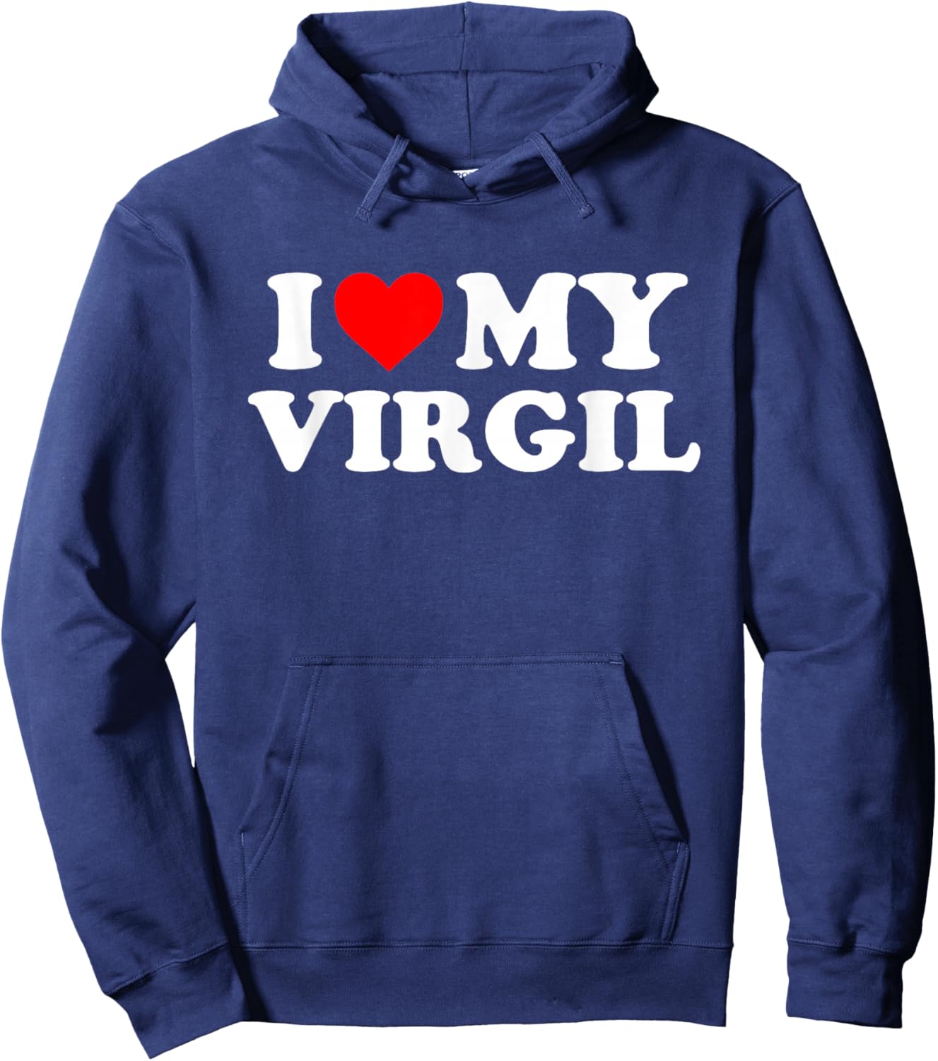 I Love My Virgil Hoodie - Hoodie | Navy
