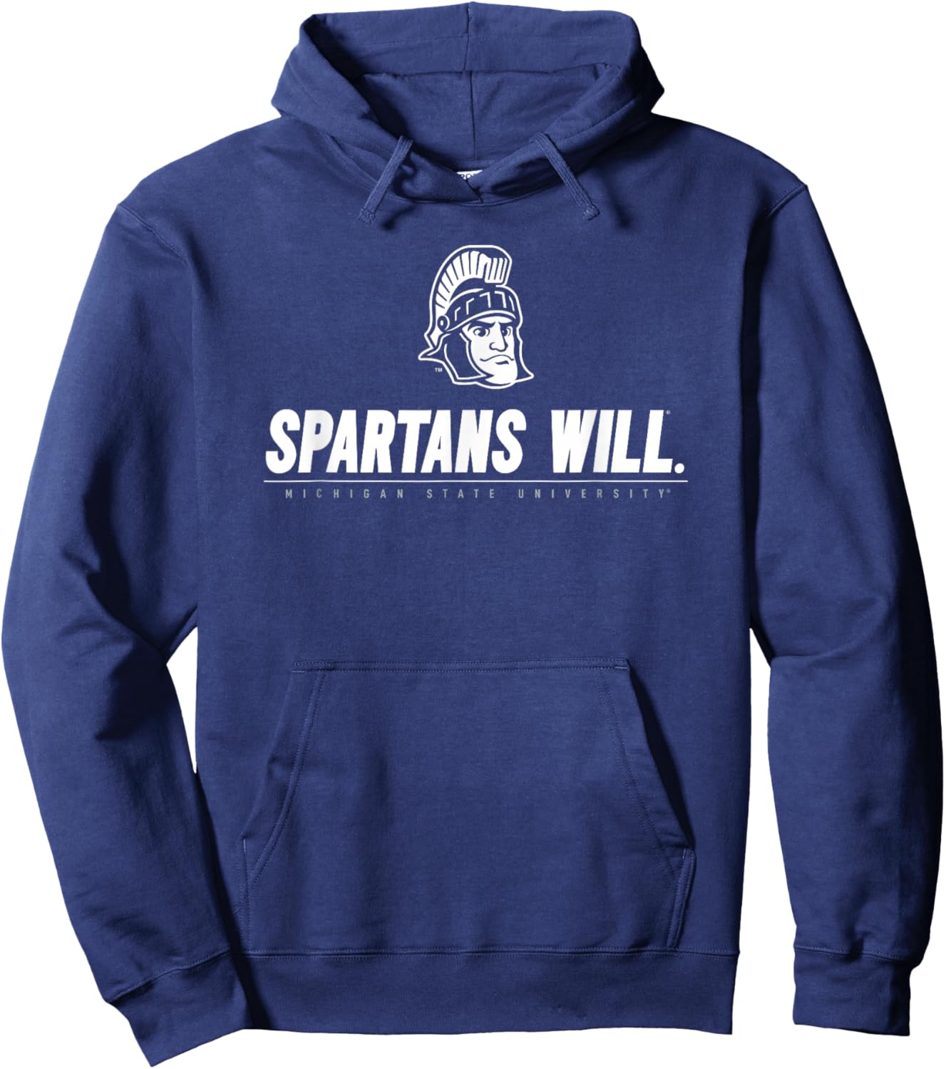 Michigan State MSU Spartans School Spirit Hoodie - Hoodie | Navy