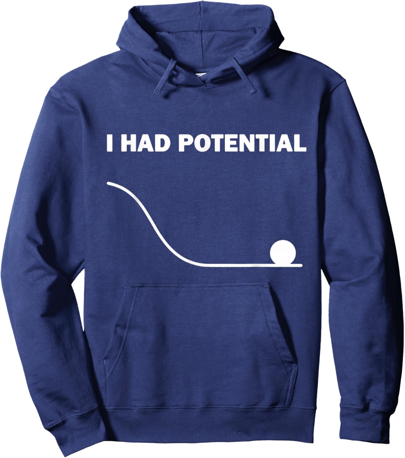 T-Shirt Hoodie - Hoodie | Navy