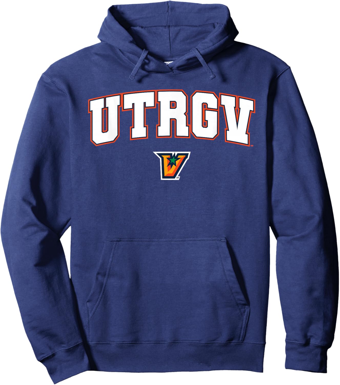 UT Rio Grande Valley UTRGV Vaqueros Arch Logo Hoodie - Hoodie | Navy