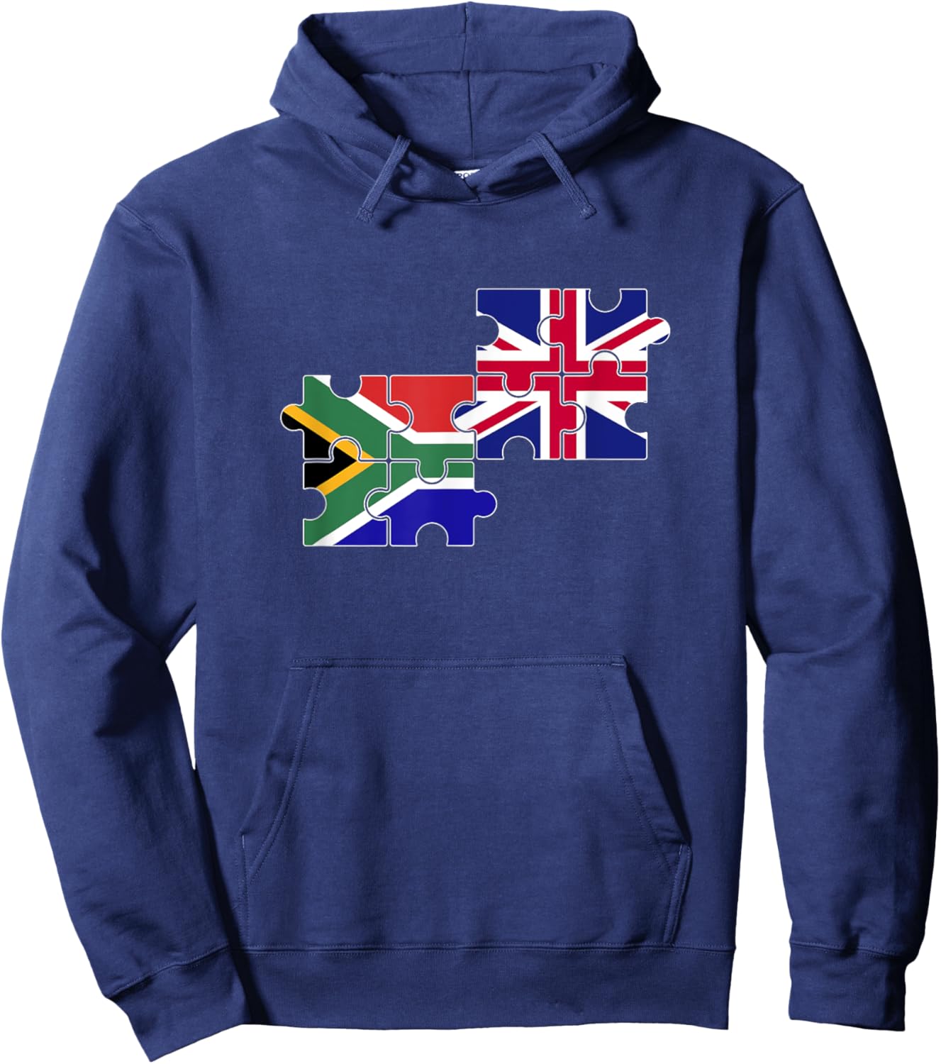 South Africa UK Flag British South African Hoodie - Hoodie | Navy