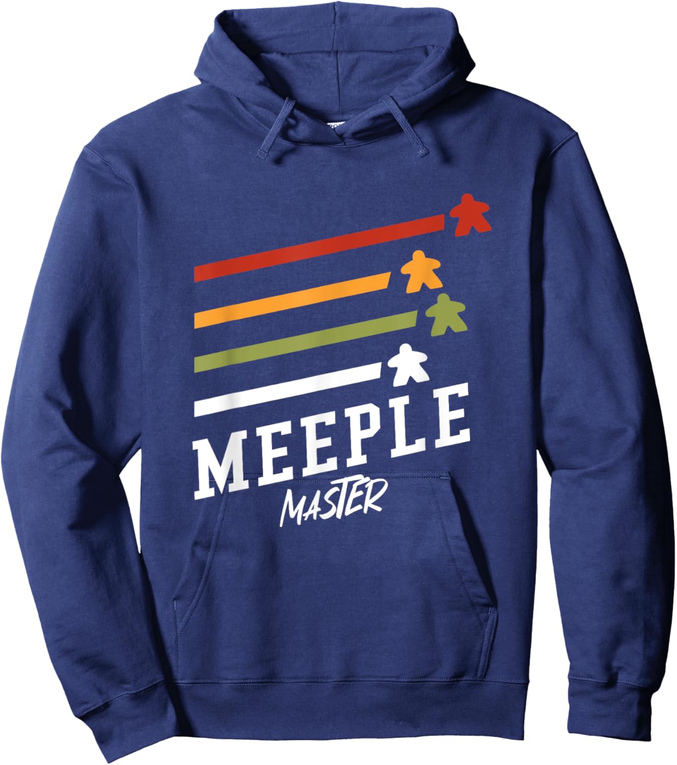 Meeple Master Board Games Fans Design Hoodie - Hoodie | Navy