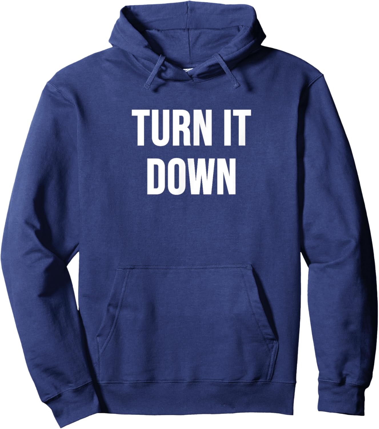 Turn It Down Hoodie - Hoodie | Navy