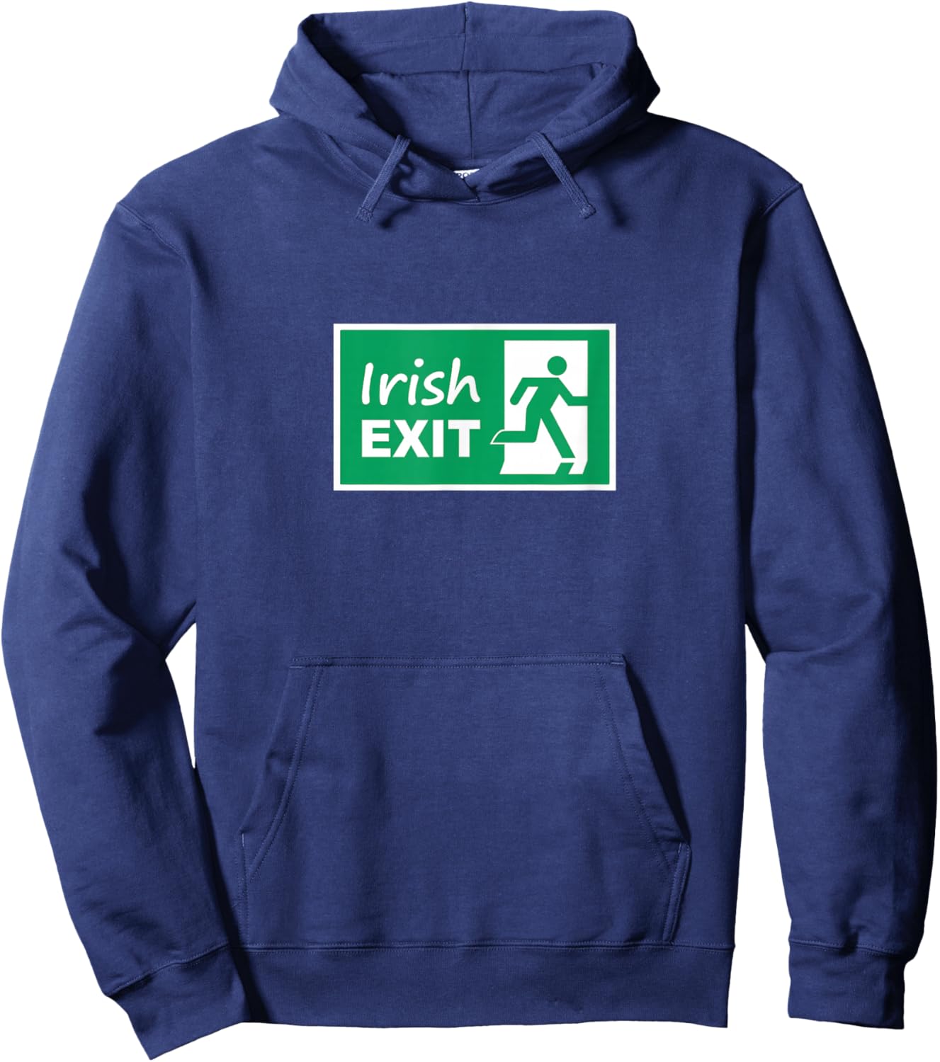 Irish Exit - Irish Goodbye Hoodie - Hoodie | Navy