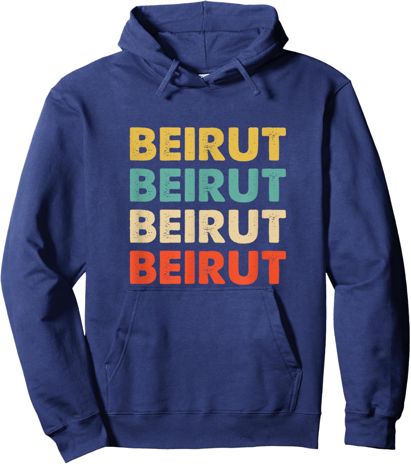 Beirut Lebanon Hoodie - Hoodie | Navy