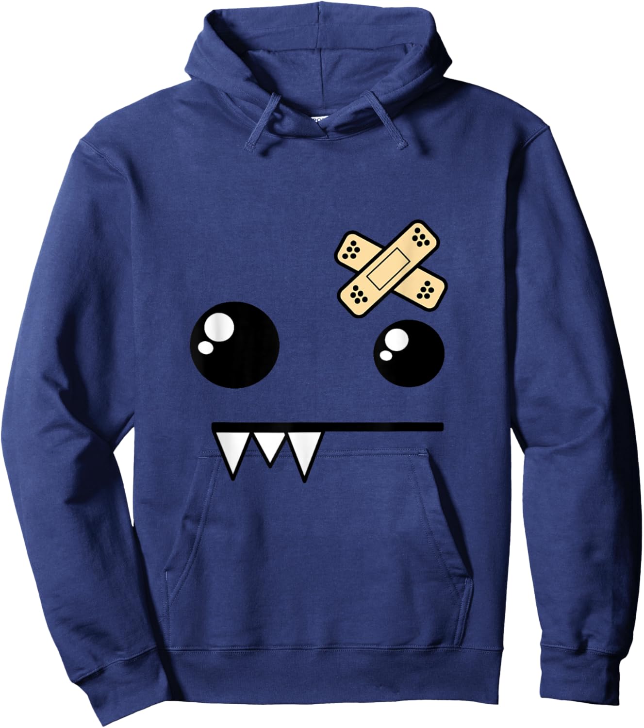 Funny Monster Scene Kid Emo Design Hoodie - Hoodie | Navy