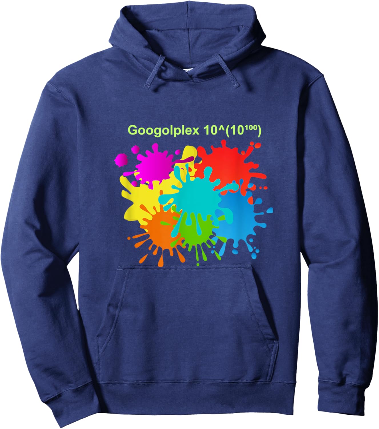 Googolplex Paint Hoodie - Hoodie | Navy