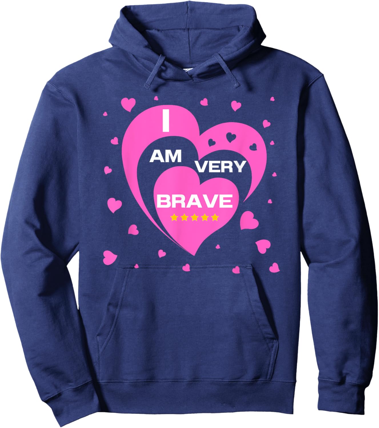 Brave I Am Brave Hoodie - Hoodie | Navy
