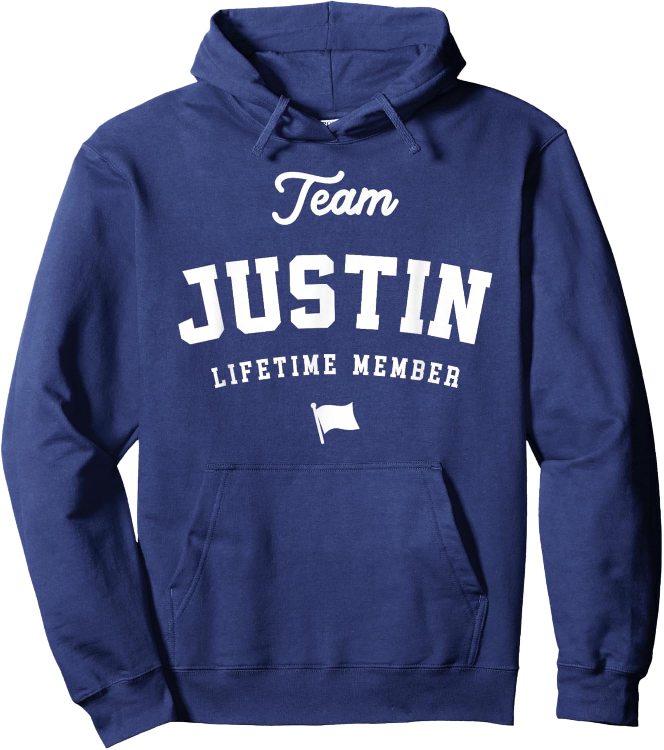 Team Justin Lifetime Member Funny Name Justin Hoodie - Hoodie | Navy