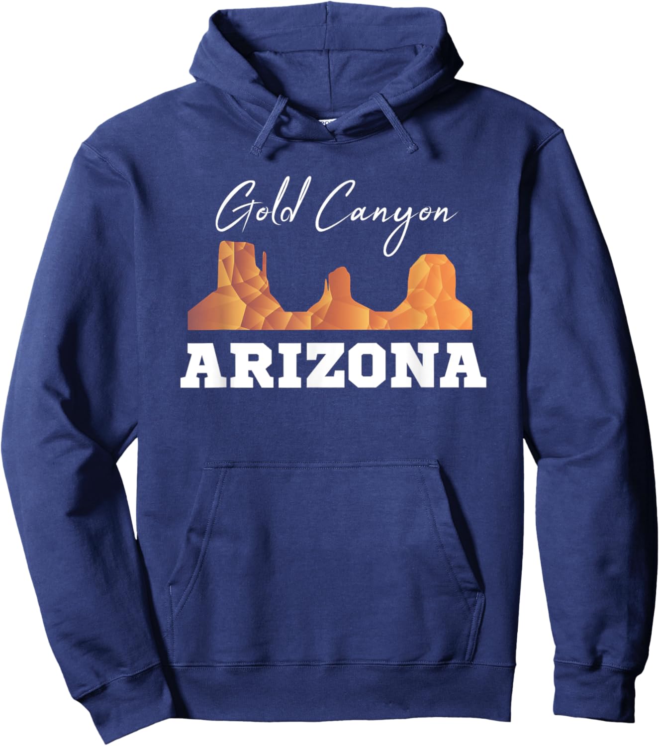 Gold Canyon Arizona Hoodie - Hoodie | Navy