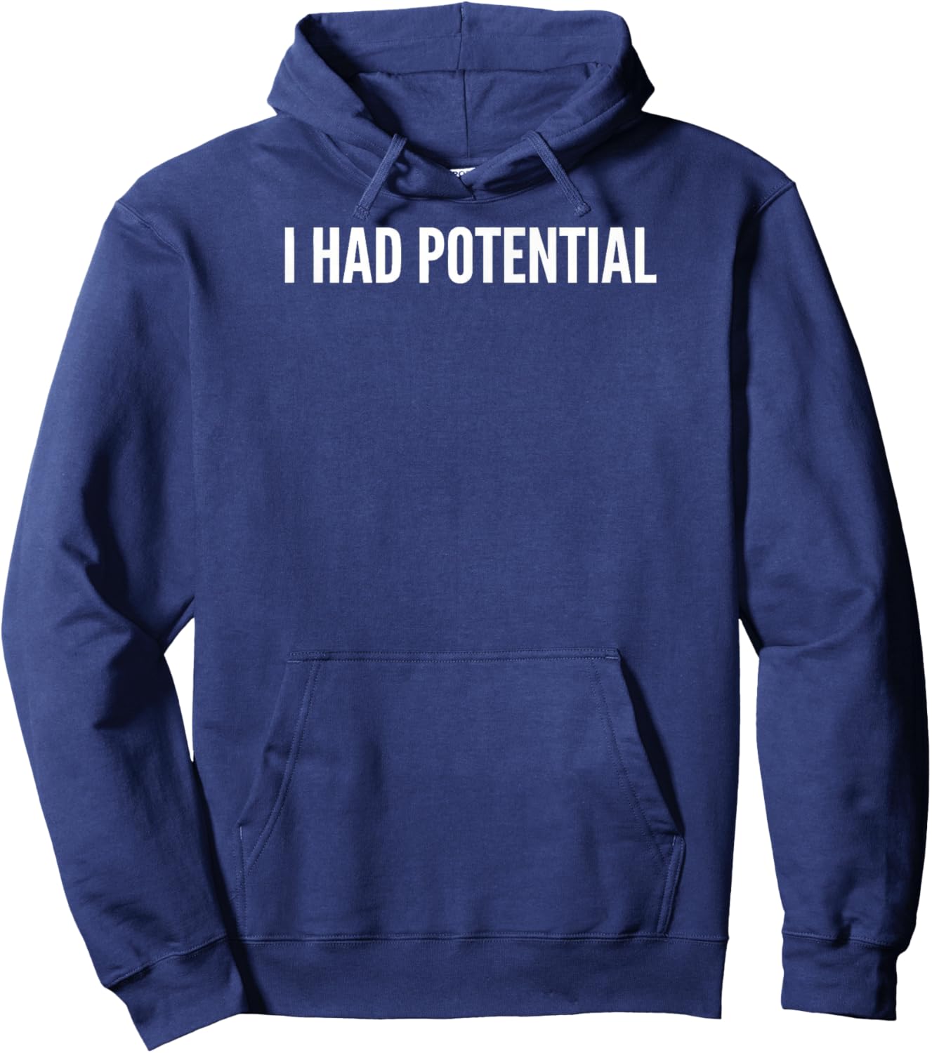 Ich Hatte Potenzial Hoodie - Hoodie | Navy