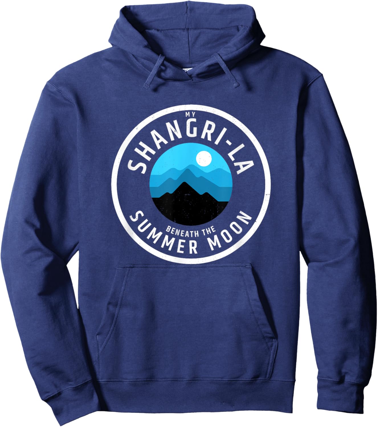 My Shangri-La Beneath the Summer Moon Hoodie - Hoodie | Navy