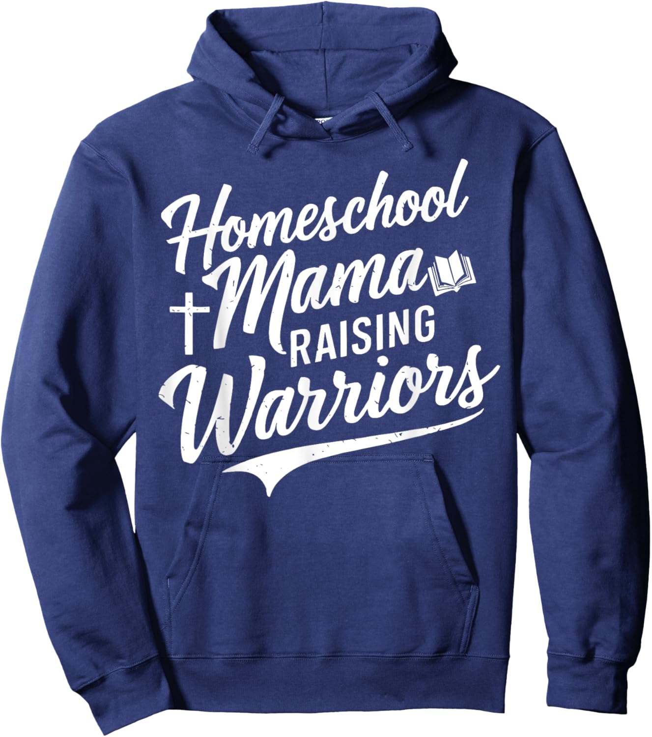 Homeschool Mama Raising Warriors Hoodie - Hoodie | Navy