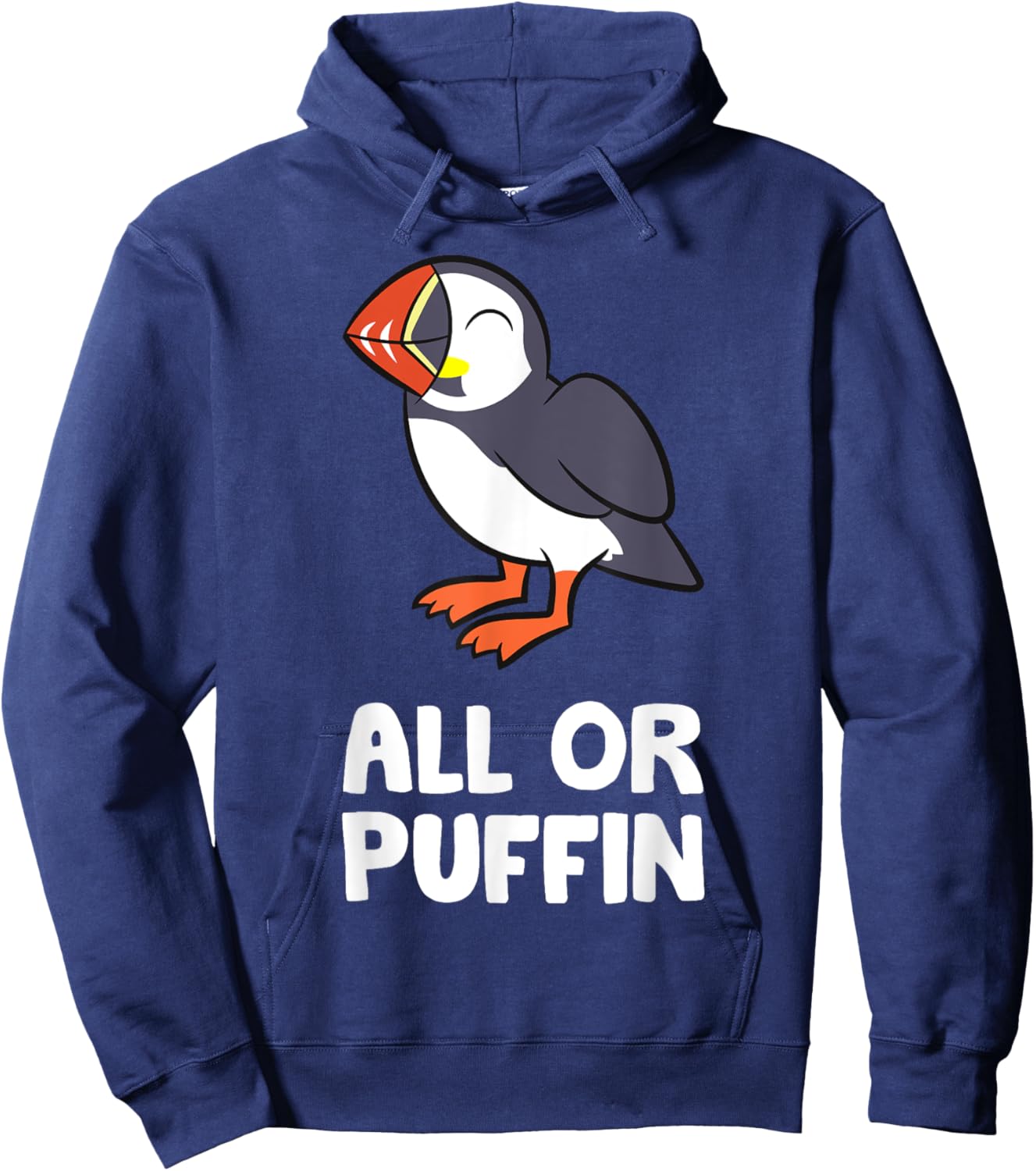 All Or Puffin Hoodie - Hoodie | Navy