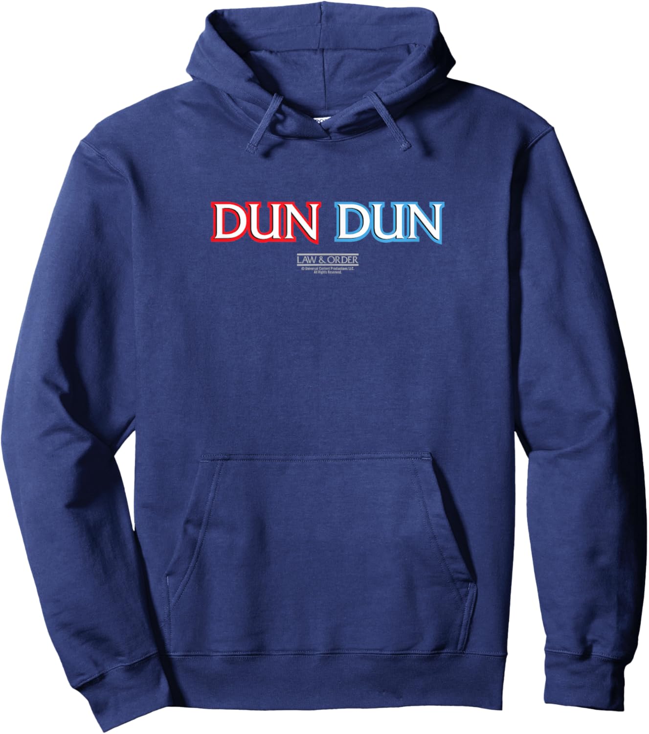 Law & Order Dun Dun Officially Licensed Hoodie - Hoodie | Navy