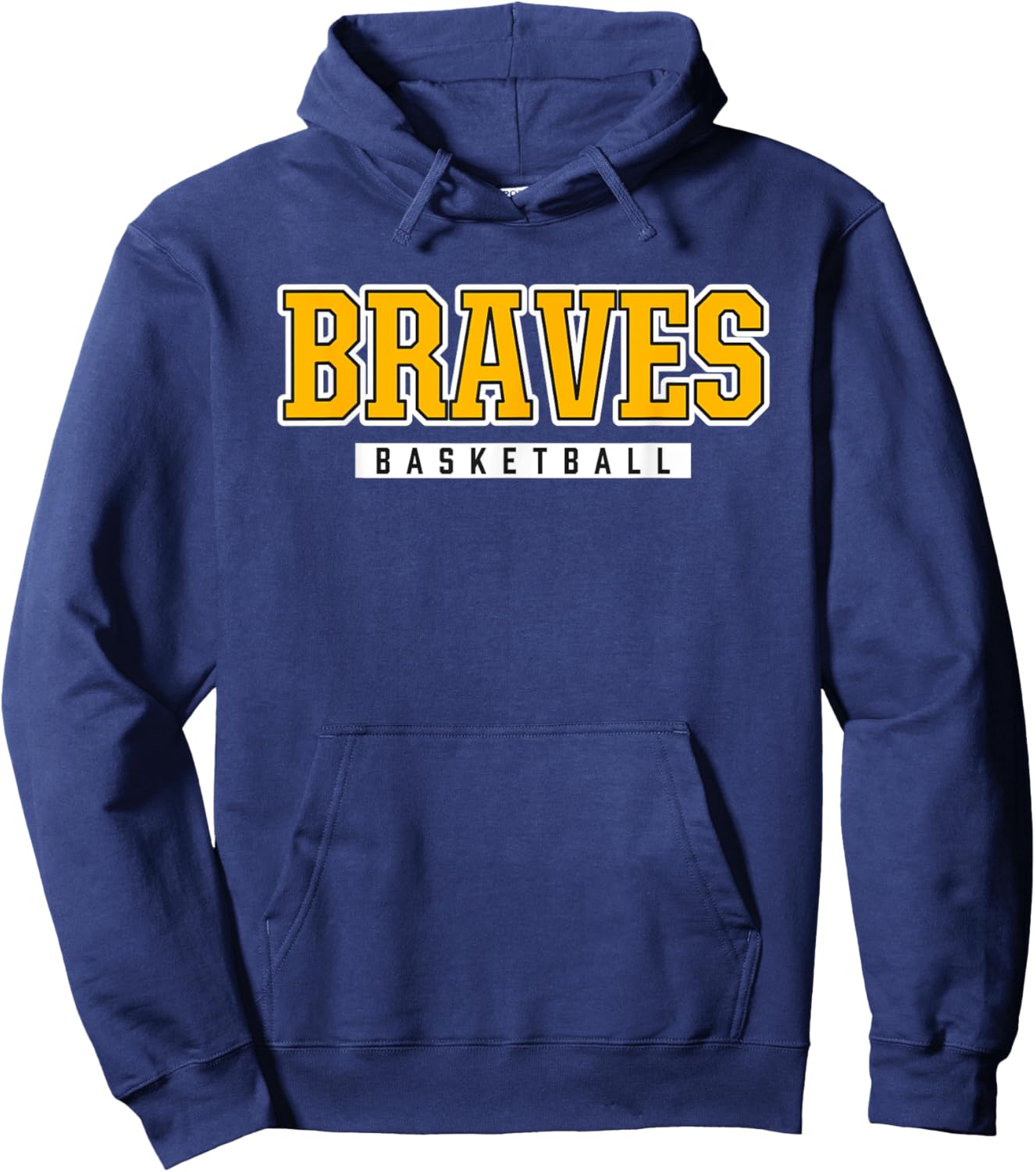 Braves Basketball Iroquois High School Hoodie - Hoodie | Navy