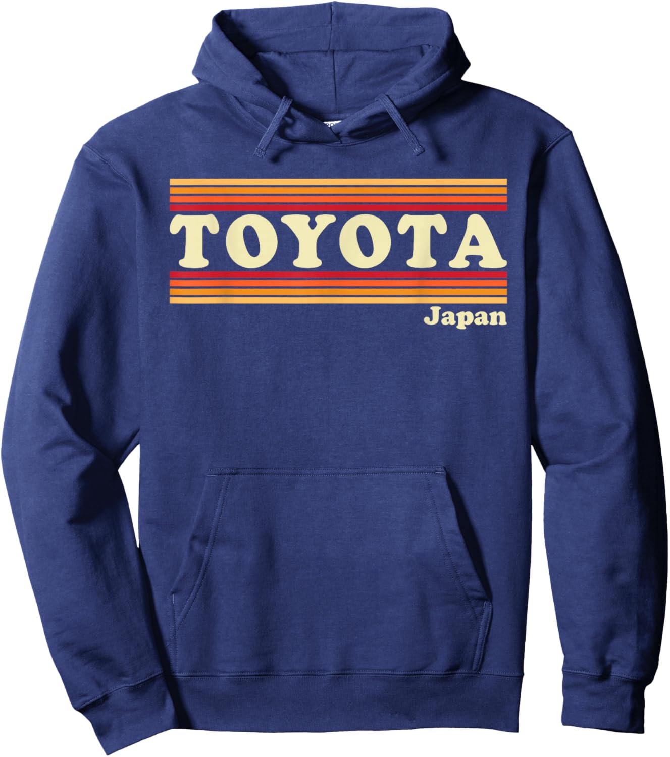 Vintage 80s Toyota Japan Retro Graphic Hoodie - Hoodie | Navy