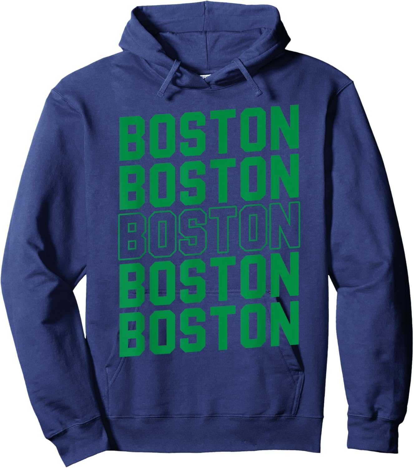 Massachusetts Boston Women Kid St Patrick's Day Hoodie - Hoodie | Navy